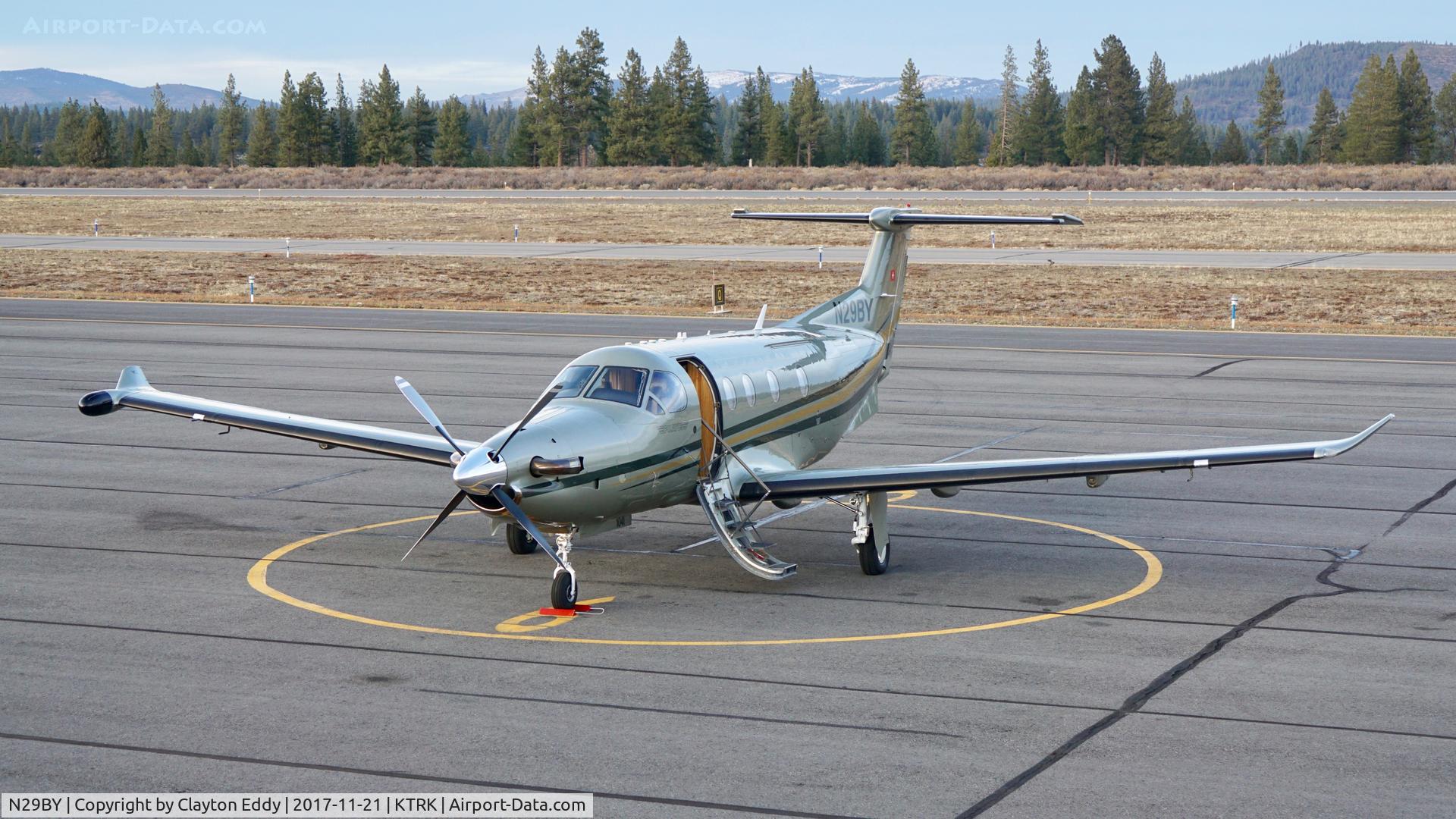N29BY, 2008 Pilatus PC-12/47E C/N 1041, Truckee Airport 2017.