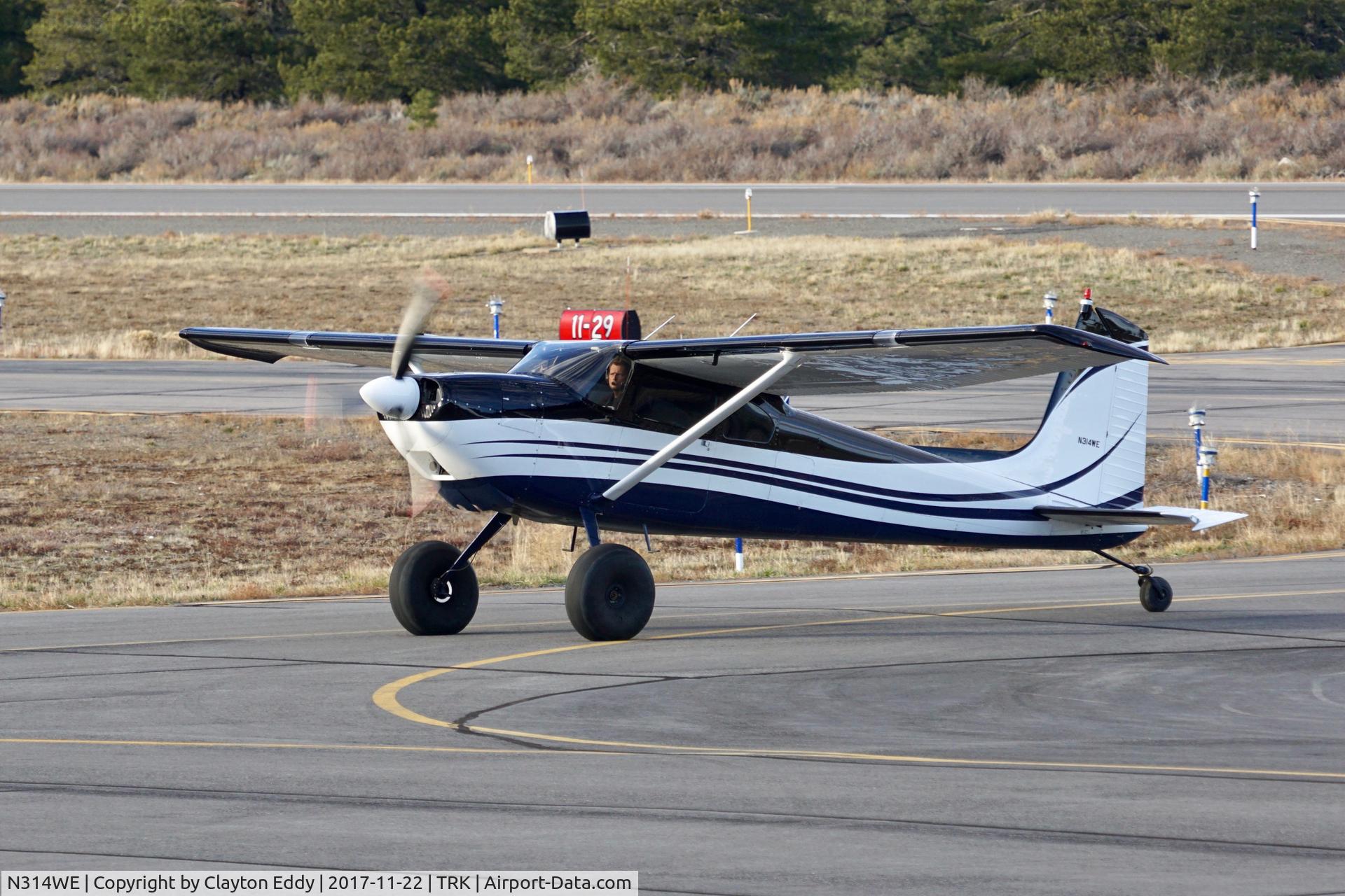 N314WE, 1955 Cessna 180A C/N 31365, Truckee Airport 2017.