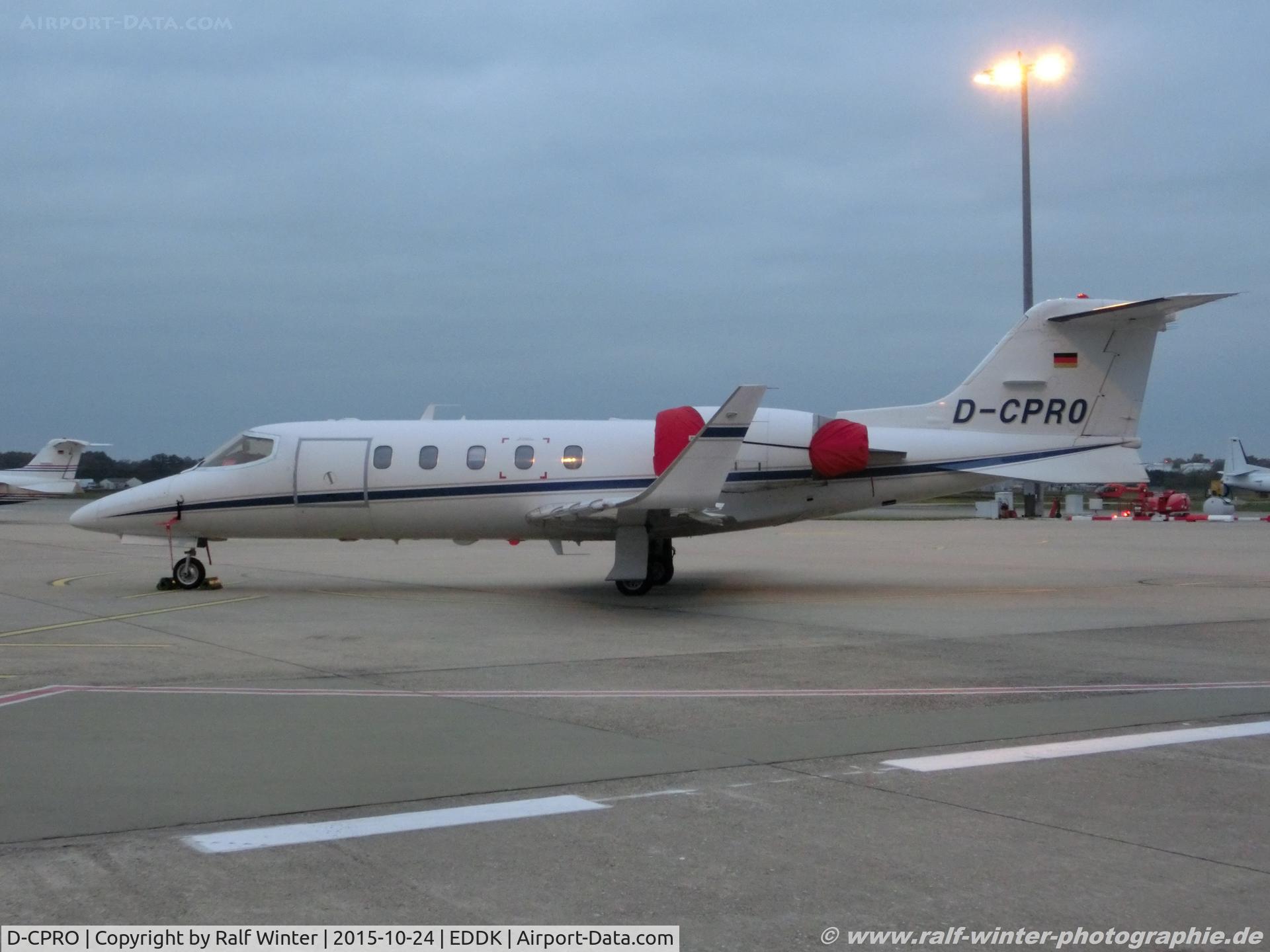 D-CPRO, 1998 Learjet 31A C/N 31-155, Learjet 31A - PAV ProAir - 31-155 - D-CPRO - 24.10.2015 - CGN