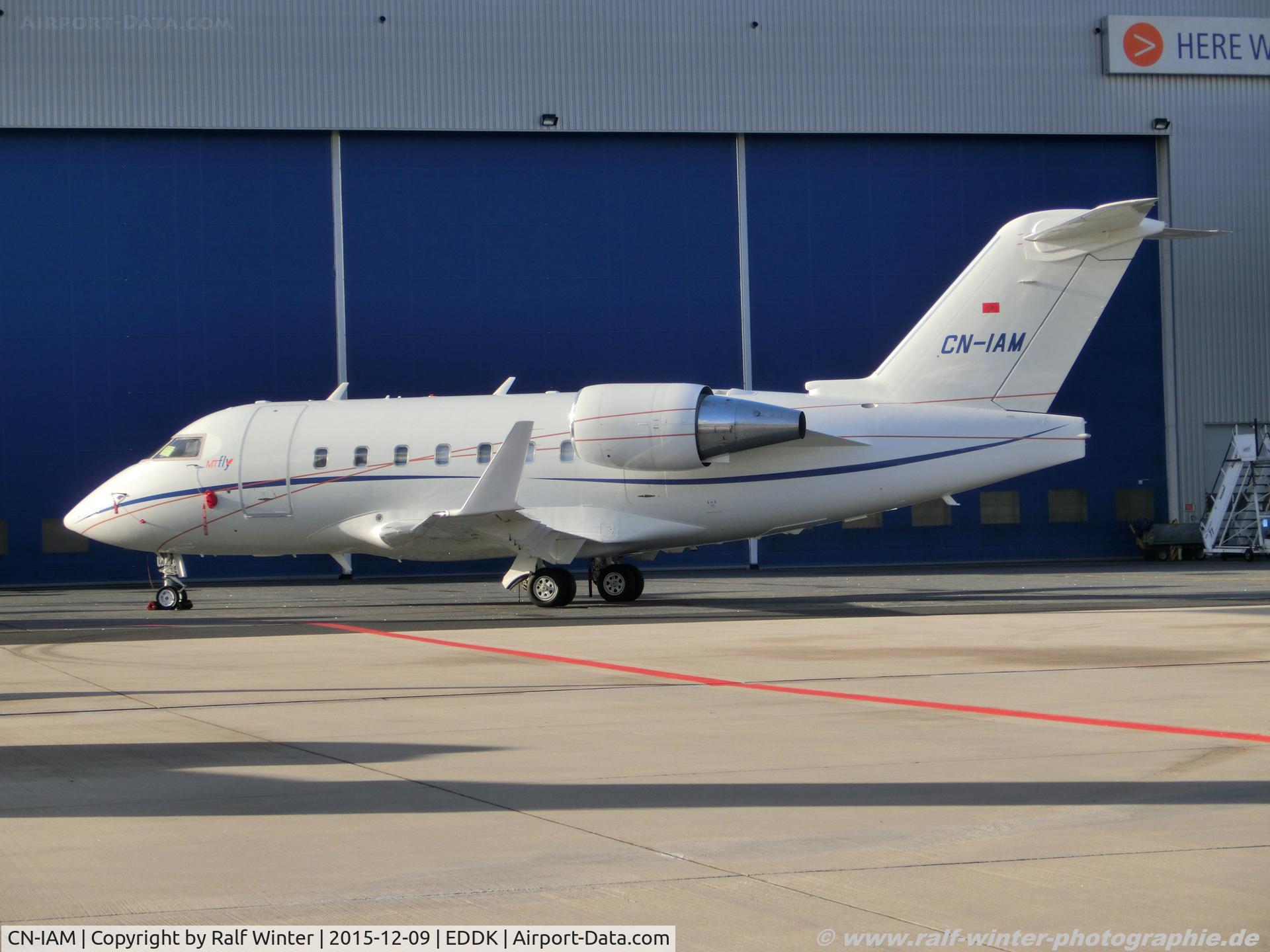CN-IAM, 2004 Bombardier Challenger 604 (CL-600-2B16) C/N 5591, Bombardier Canadair CL-600-2B16 Challenger 604 - Maroc Telekom Fly - 5591 - CN-IAM - 09.12.2015 - CGN