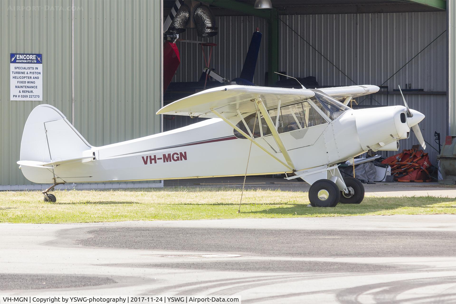 VH-MGN, 1965 Piper PA-18-150 Super Cub C/N 18-8275, Piper PA-18-150 Super Cub (VH-MGN) at Wagga Wagga Airport