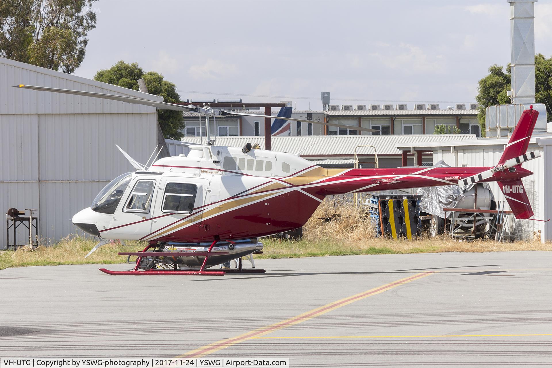 VH-UTG, 1977 Bell 206B C/N 2165, Murrunjai Pastoral Co (VH-UTG) Bell 206B JetRanger III at Wagga Wagga Airport