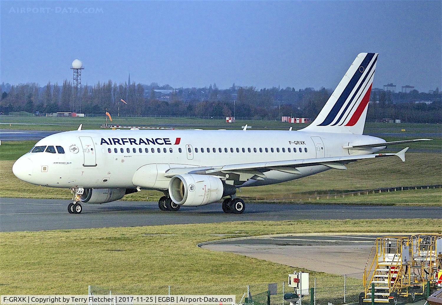 F-GRXK, 2006 Airbus A319-115LR C/N 2716, At Birmingham International Airport , UK