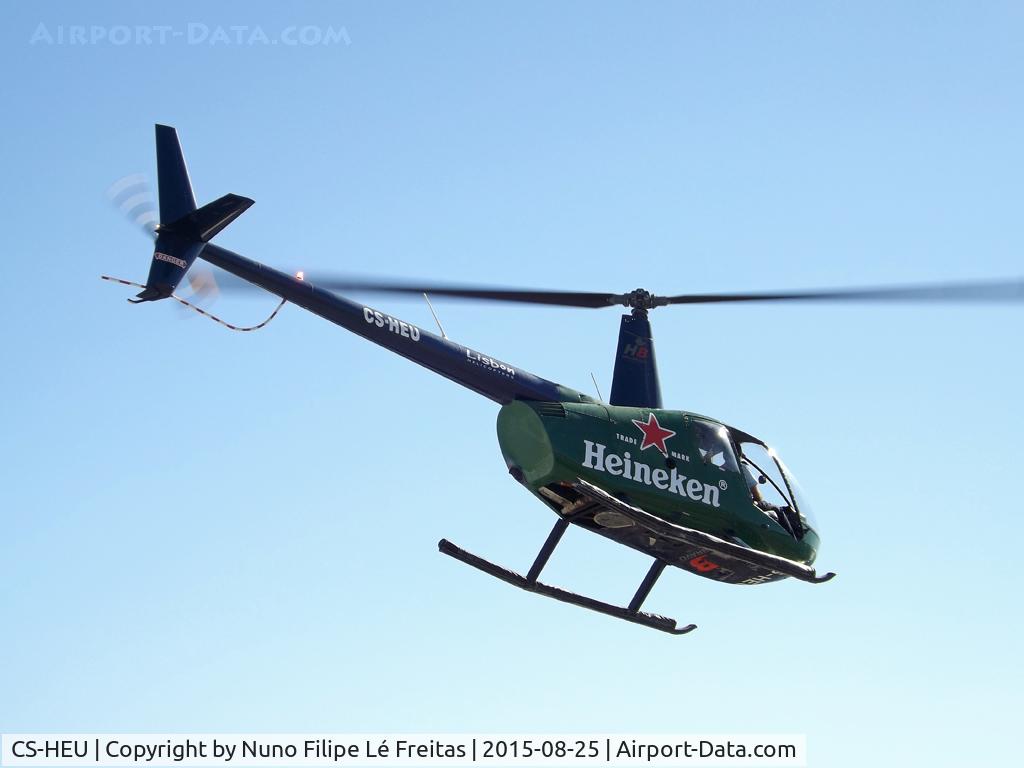 CS-HEU, Robinson R44 Clipper C/N 0831, Taking-off.