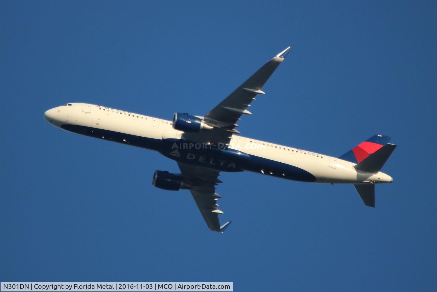 N301DN, 2016 Airbus A321-211 C/N 6923, Delta