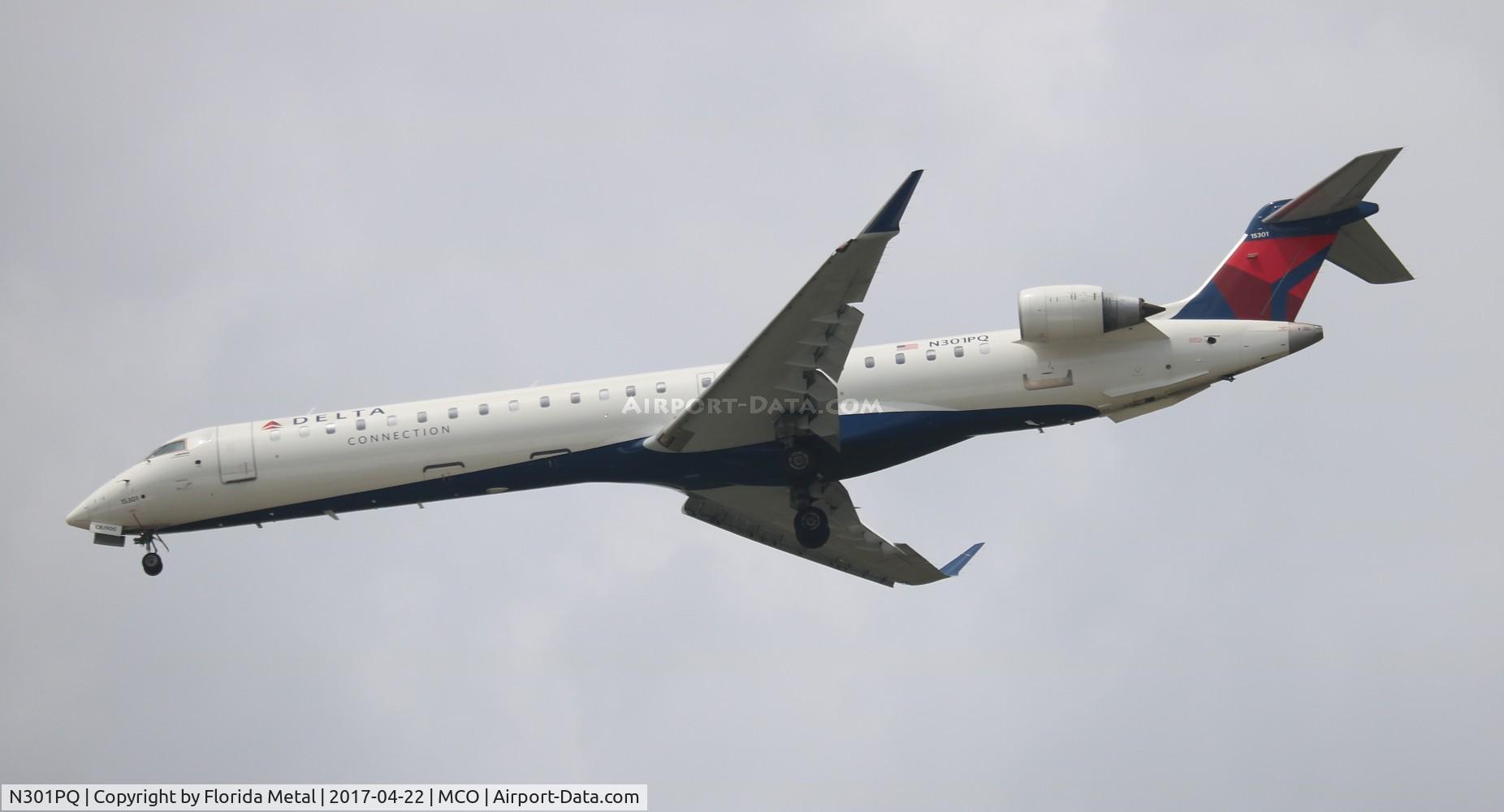 N301PQ, 2013 Bombardier CRJ-900 (CL-600-2D24) C/N 15301, Delta Connection