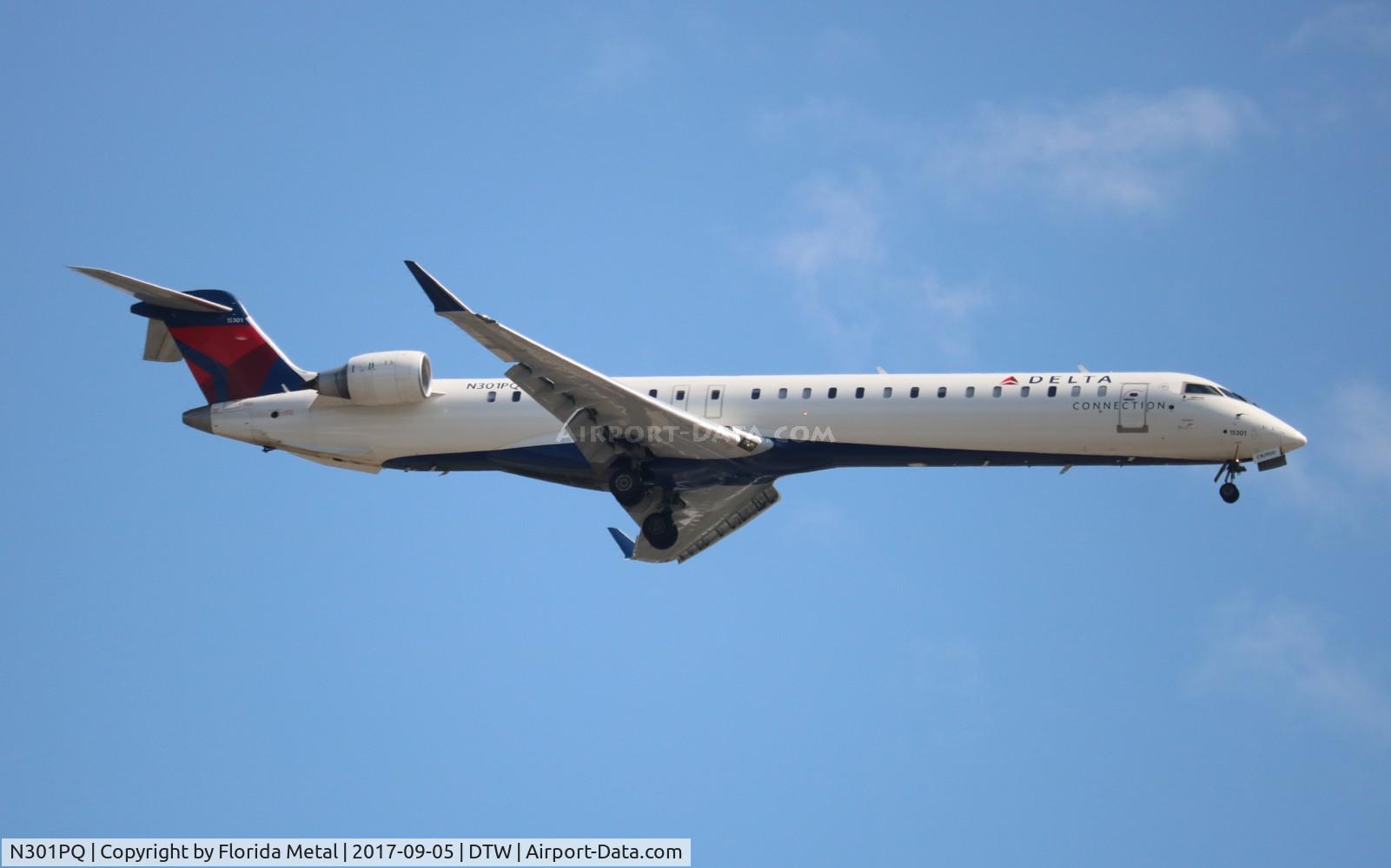 N301PQ, 2013 Bombardier CRJ-900 (CL-600-2D24) C/N 15301, Delta Connection
