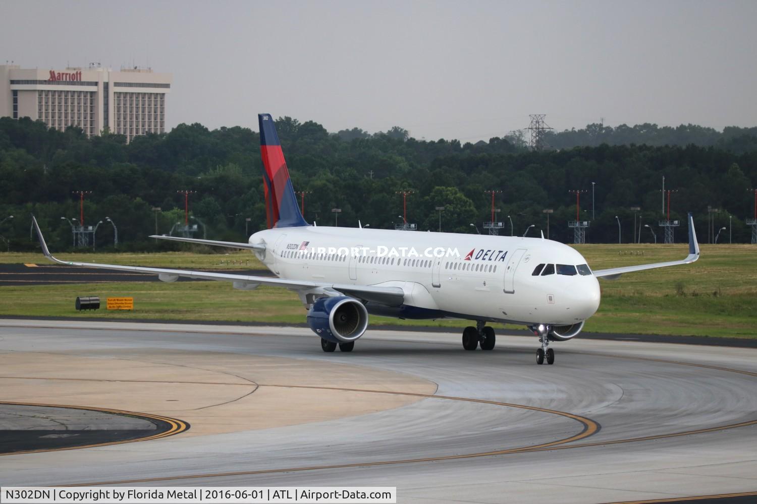 N302DN, 2016 Airbus A321-211 C/N 7031, Delta