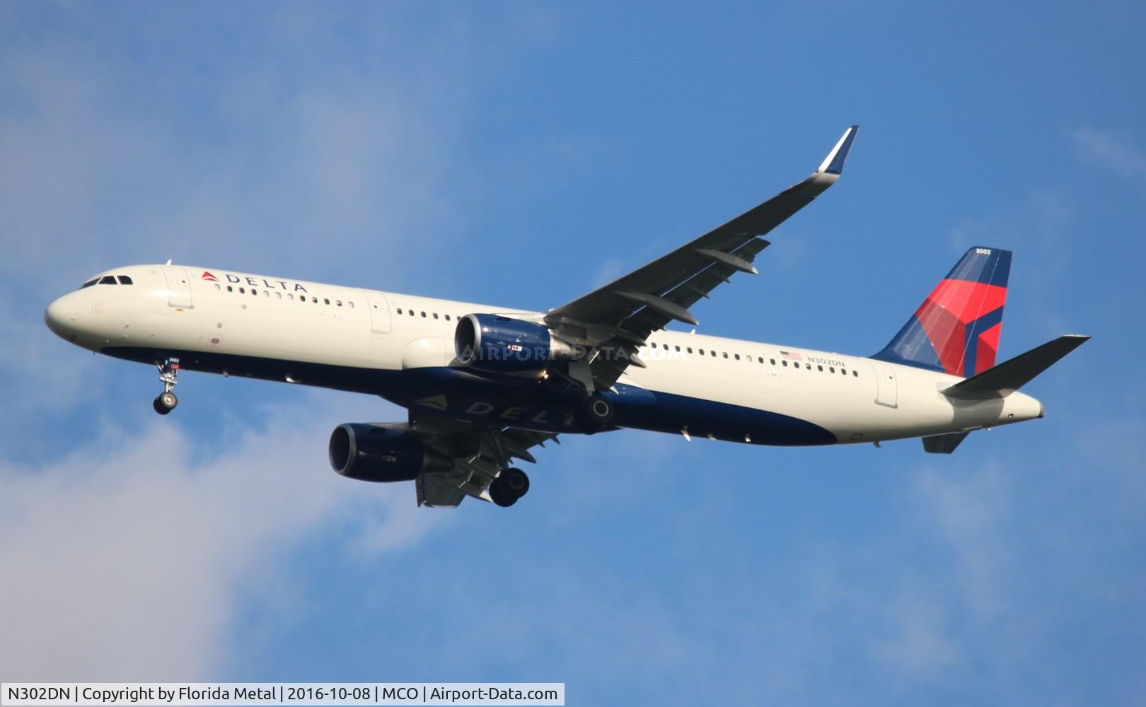 N302DN, 2016 Airbus A321-211 C/N 7031, Delta