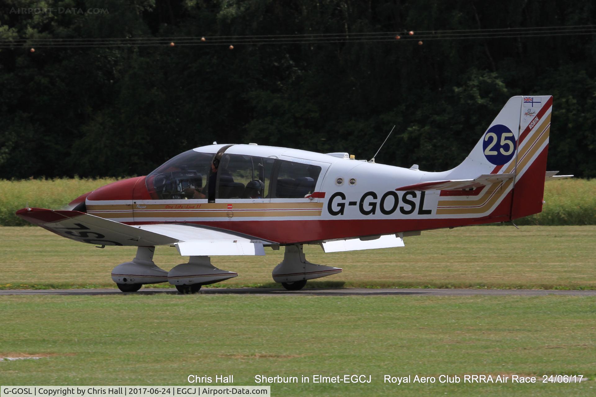 G-GOSL, 1990 Robin DR-400-180 Regent Regent C/N 1974, Royal Aero Club RRRA Air Race