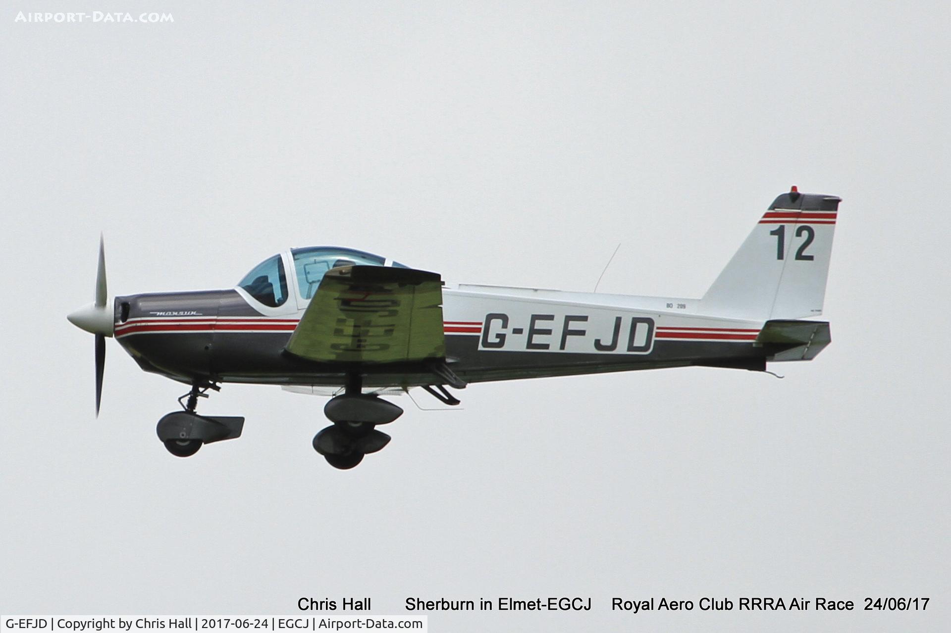 G-EFJD, 1971 Bolkow Bo-209C Monsun 160FV C/N 126, Royal Aero Club RRRA Air Race