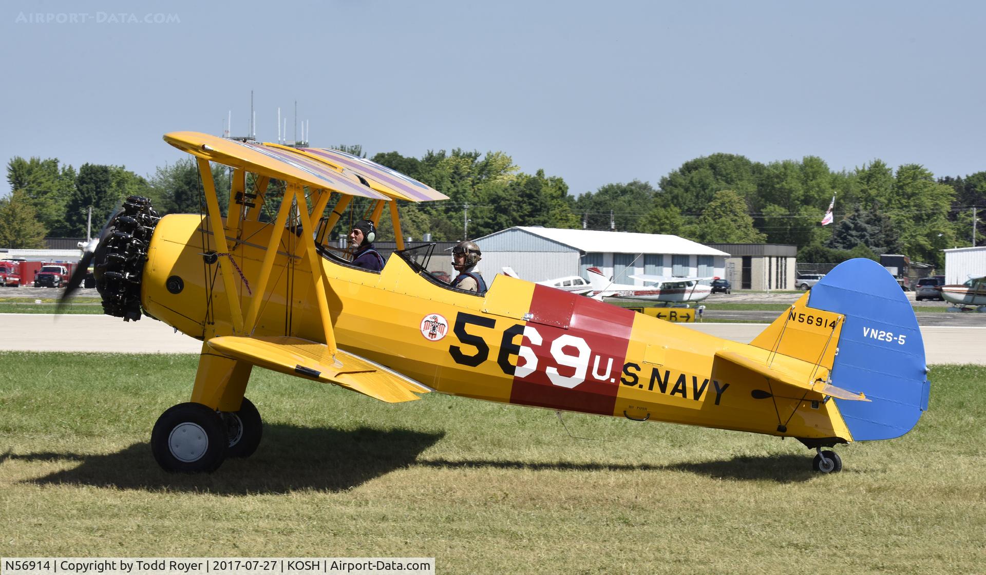 N56914, 1942 Boeing A75N1(PT17) C/N 75-2101, Airventure 2017