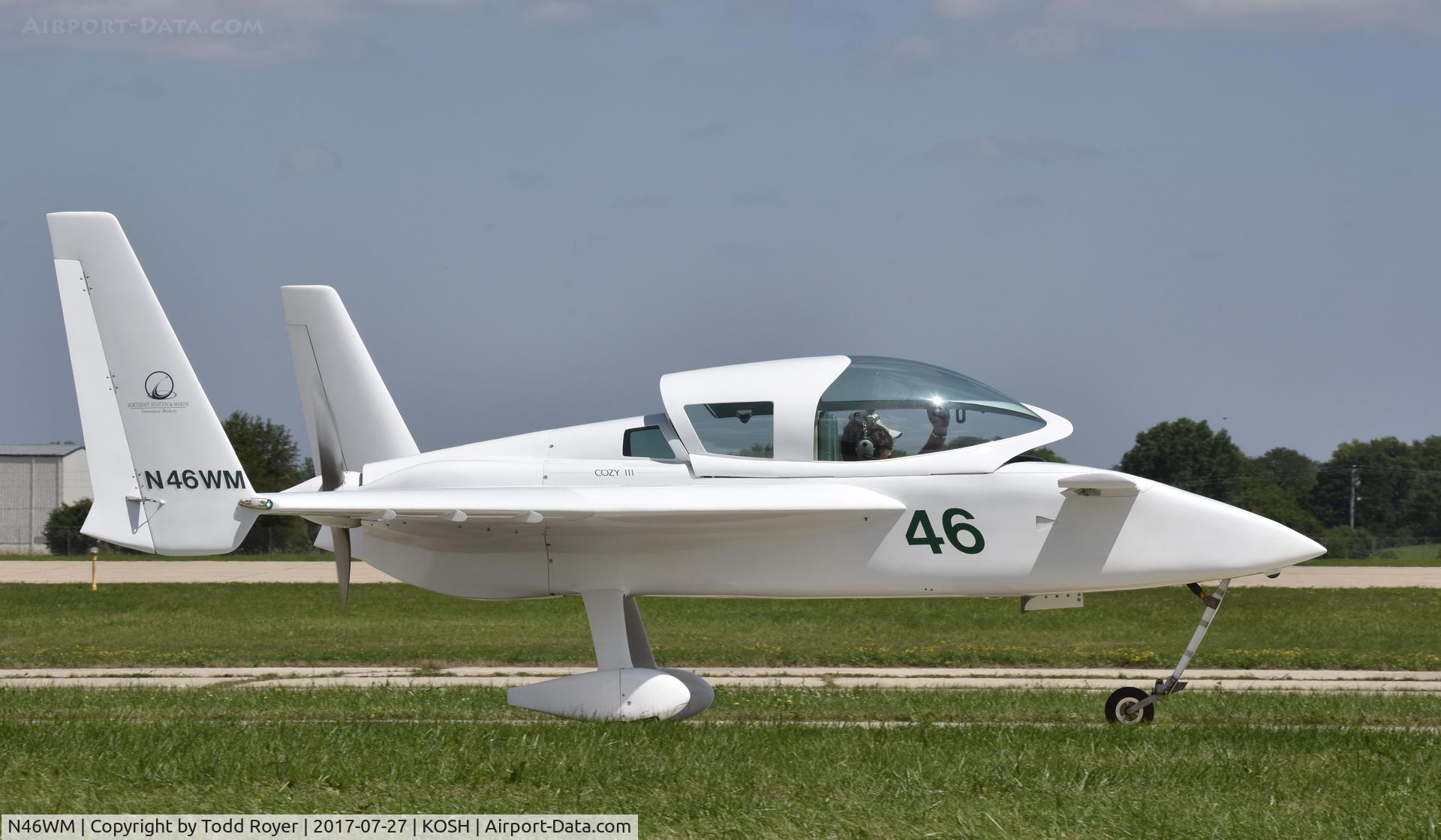 N46WM, 1997 Co-Z Cozy Mark III C/N 31, Airventure 2017