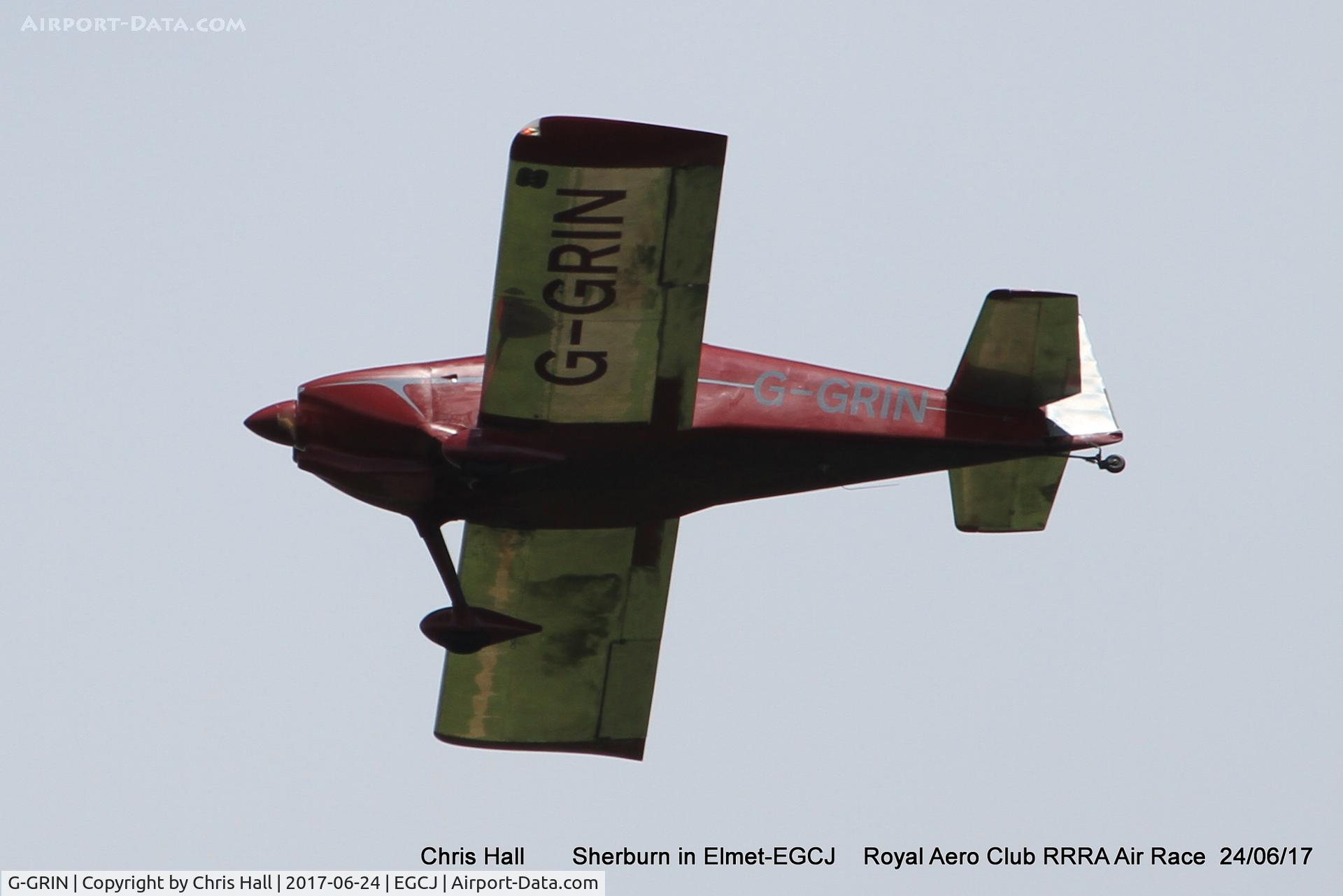 G-GRIN, 1999 Vans RV-6 C/N PFA 181-12409, Royal Aero Club RRRA Air Race