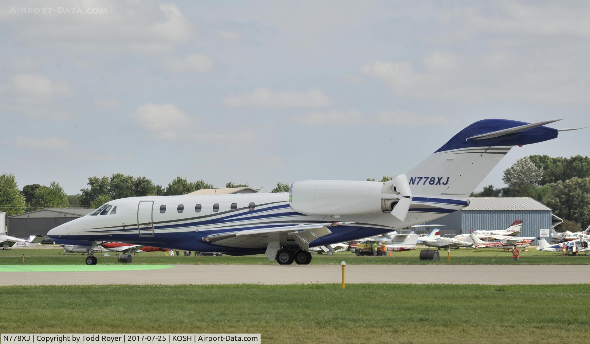 N778XJ, 2007 Cessna 750 Citation X Citation X C/N 750-0278, Airventure 2017