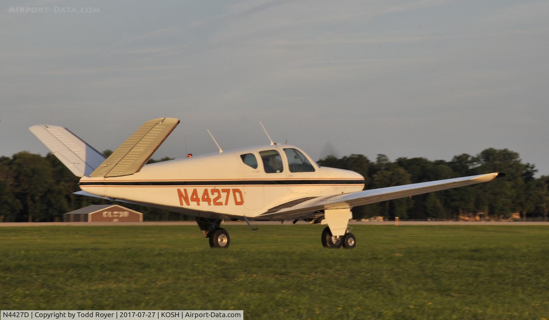 N4427D, 1956 Beech G35 Bonanza C/N D-4568, Airventure 2017