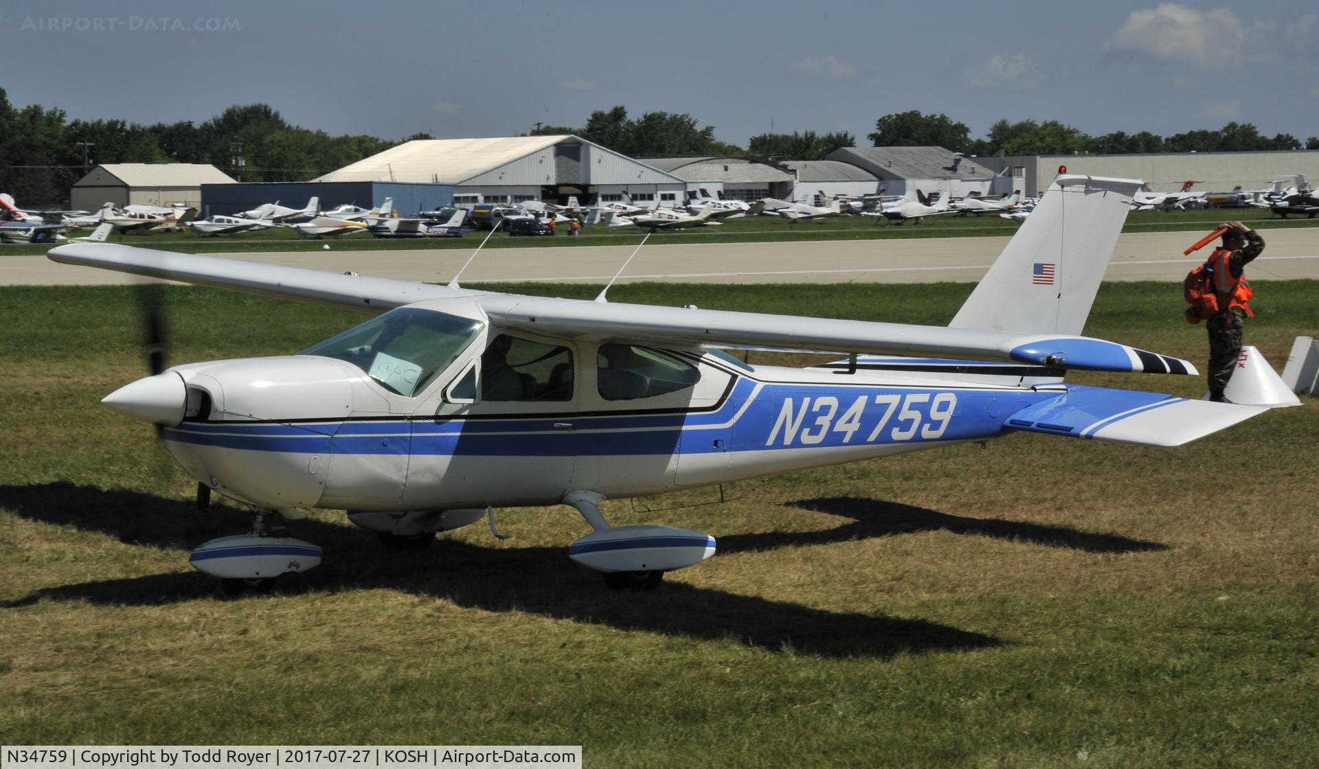 N34759, 1973 Cessna 177B Cardinal C/N 17701985, Airventure 2017