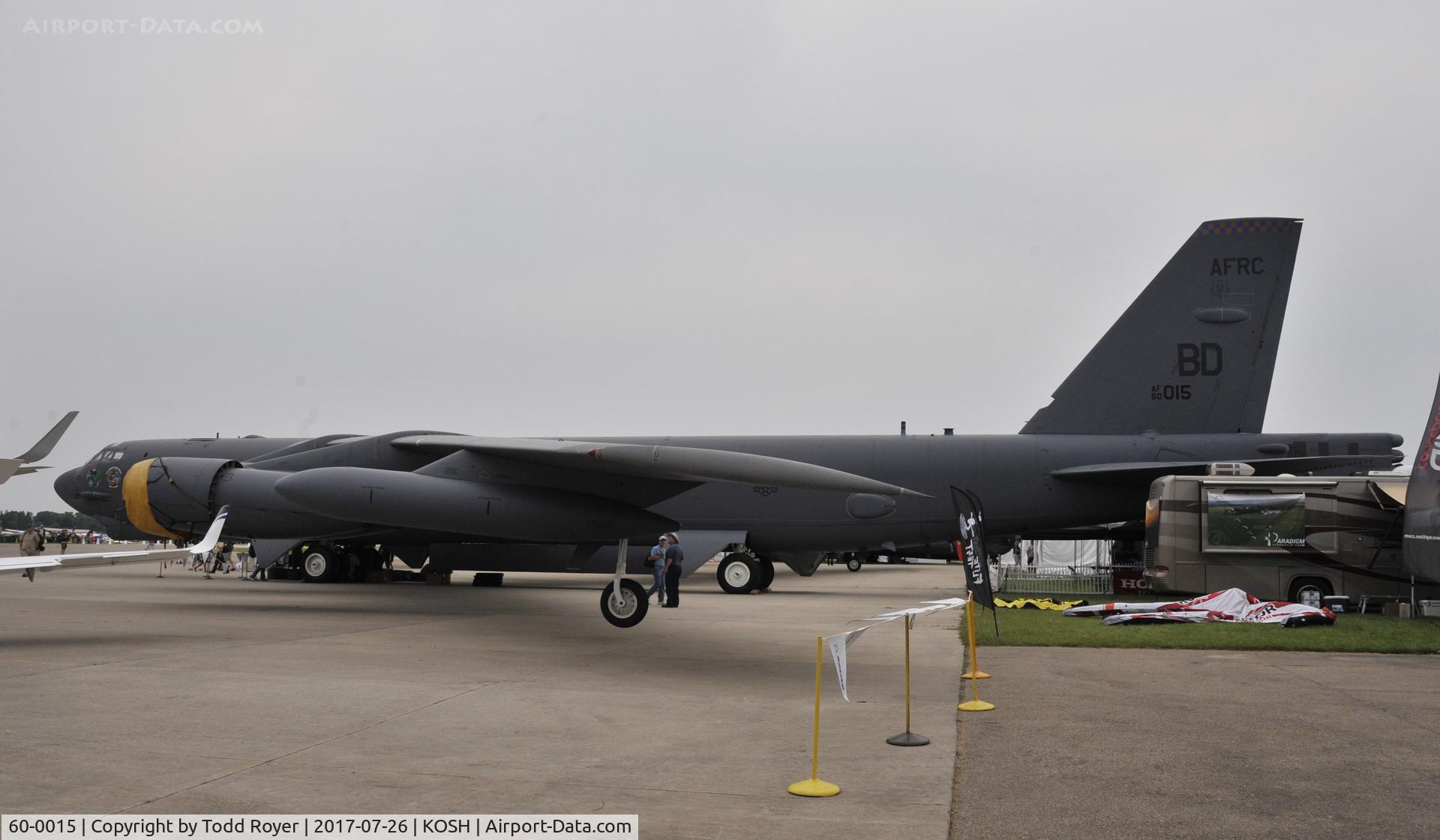 60-0015, 1960 Boeing B-52H Stratofortress C/N 464380, Airventure 2017