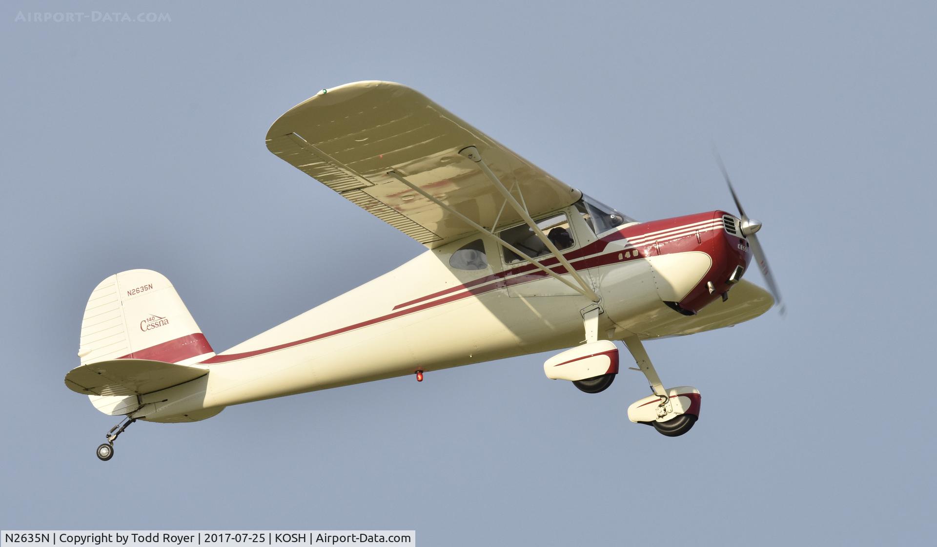 N2635N, 1947 Cessna 140 C/N 12893, Airventure 2017