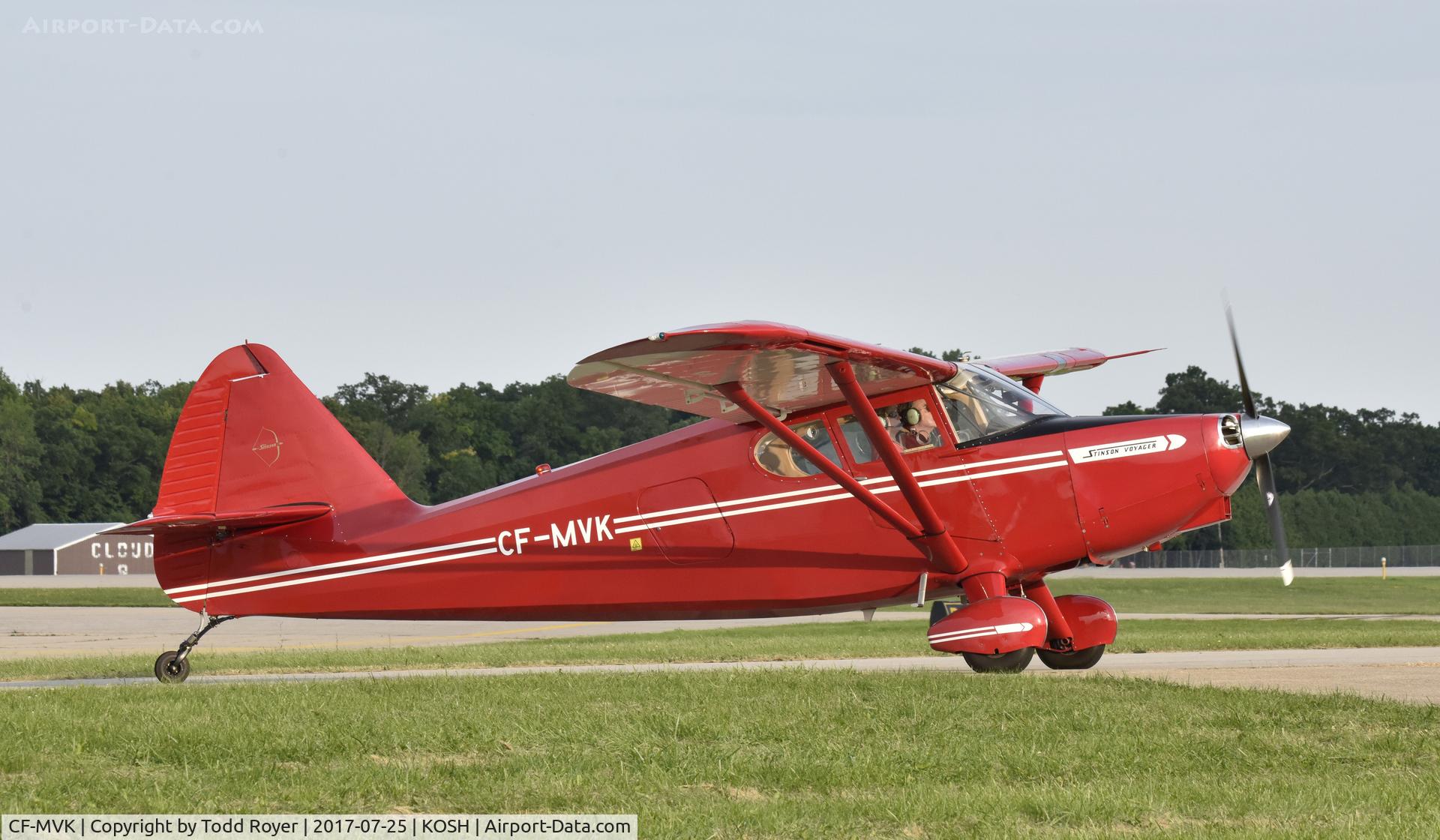 CF-MVK, 1946 Stinson 108-1 Voyager C/N 108-2049, Airventure 2017