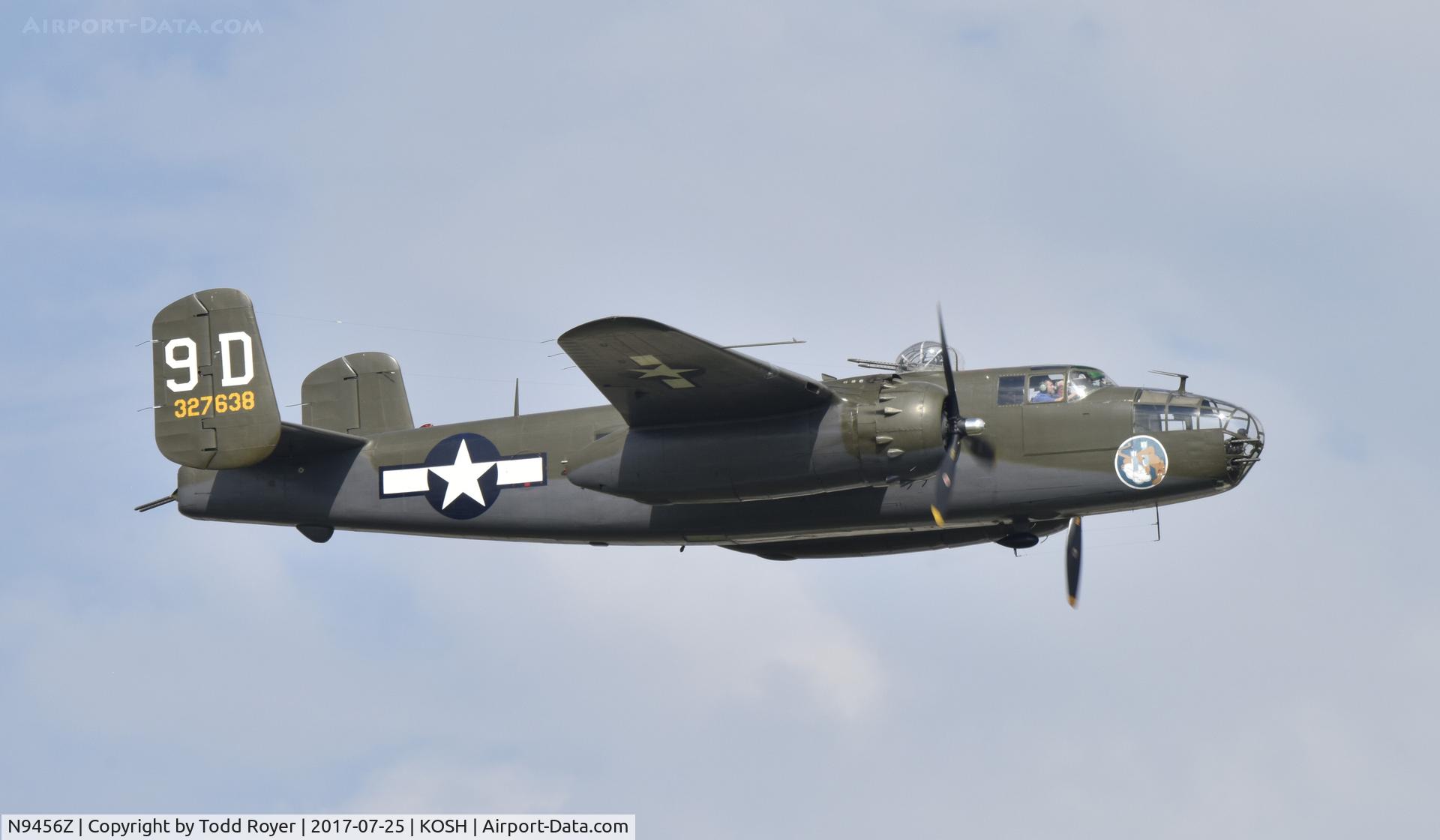 N9456Z, 1943 North American TB-25N Mitchell C/N 108-33214, Airventure 2017