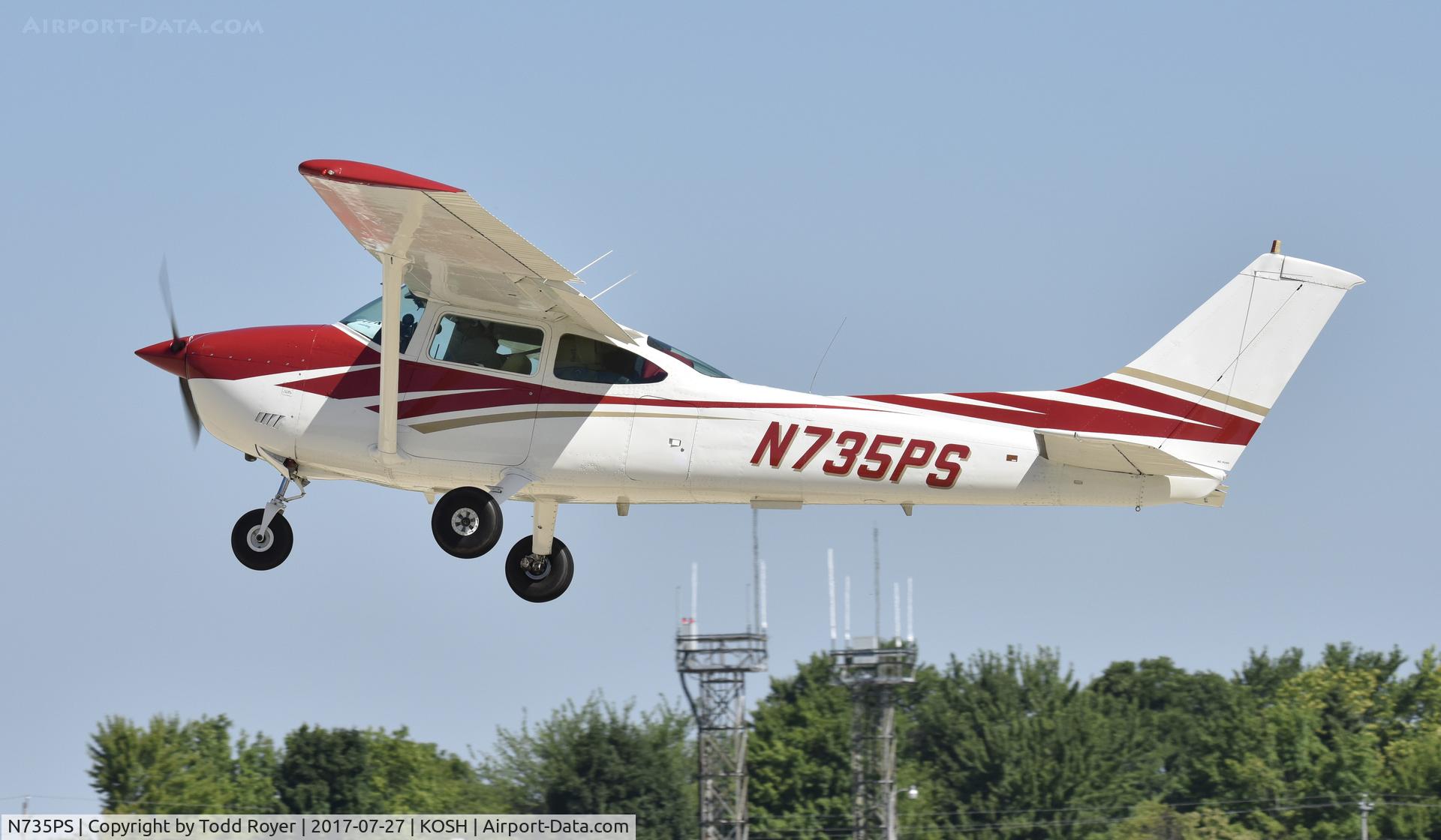 N735PS, 1977 Cessna 182Q Skylane C/N 18265582, Airventure 2017