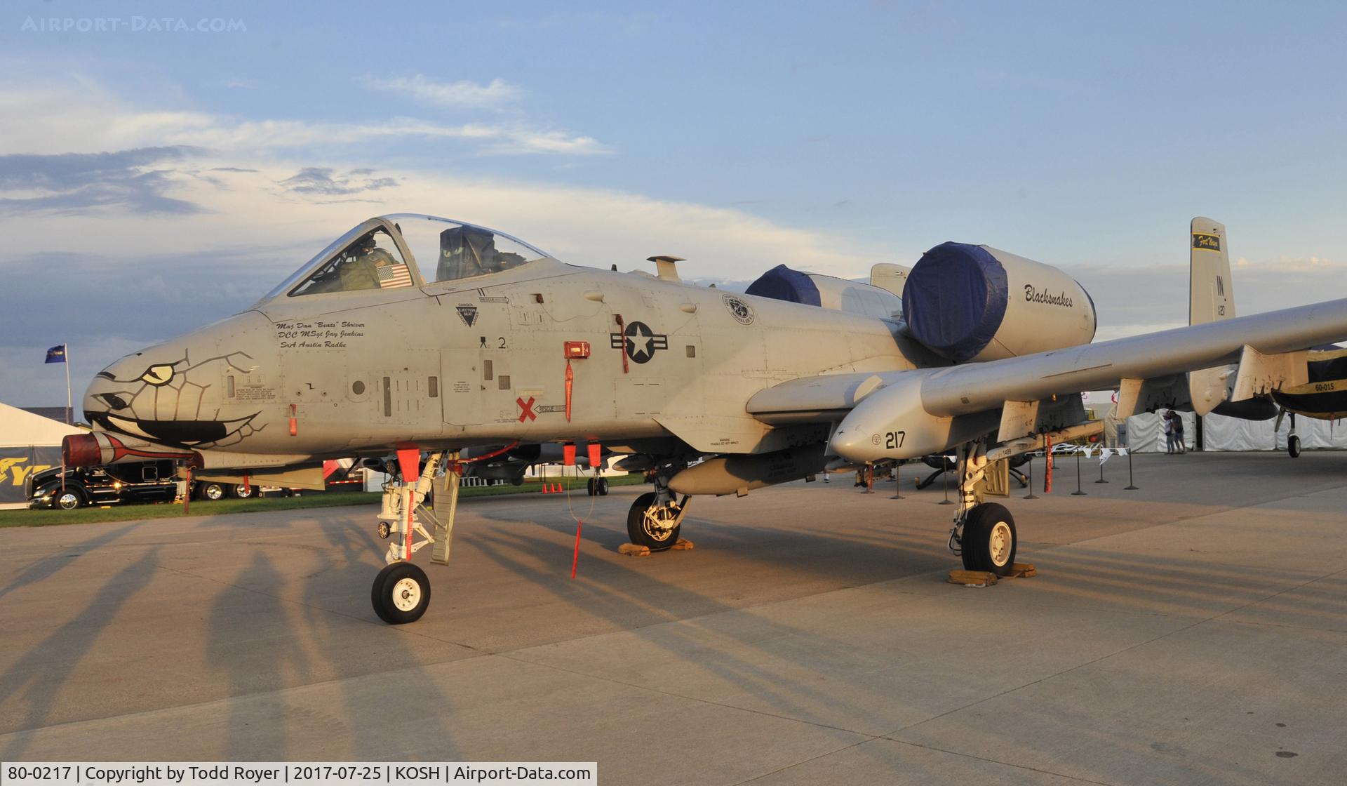 80-0217, 1980 Fairchild Republic A-10C Thunderbolt II C/N A10-0567, Airventure 2017