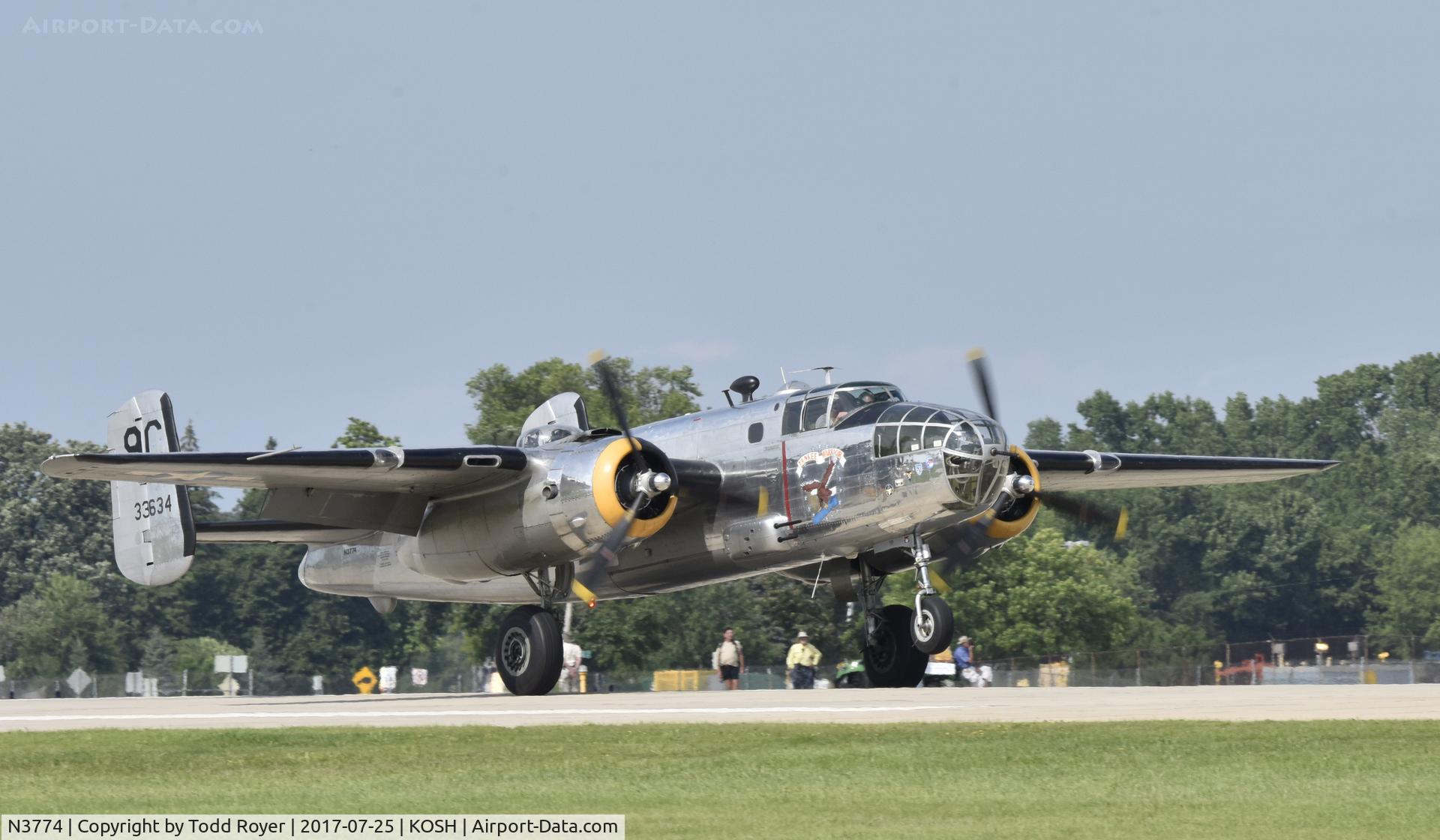 N3774, 1943 North American B-25D Mitchell C/N 100-23960, Airventure 2017