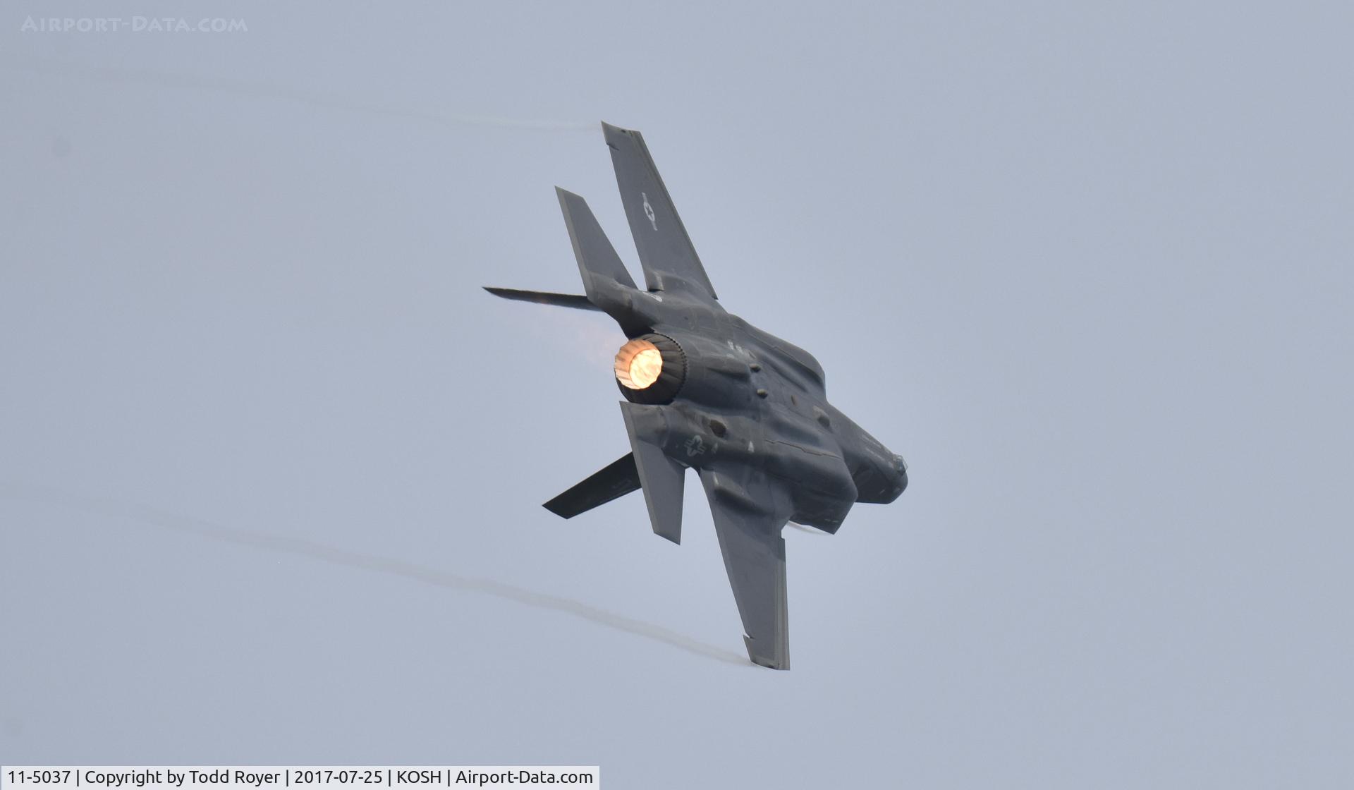 11-5037, 2011 Lockheed Martin F-35A Lightning II C/N AF-48, Airventure 2017