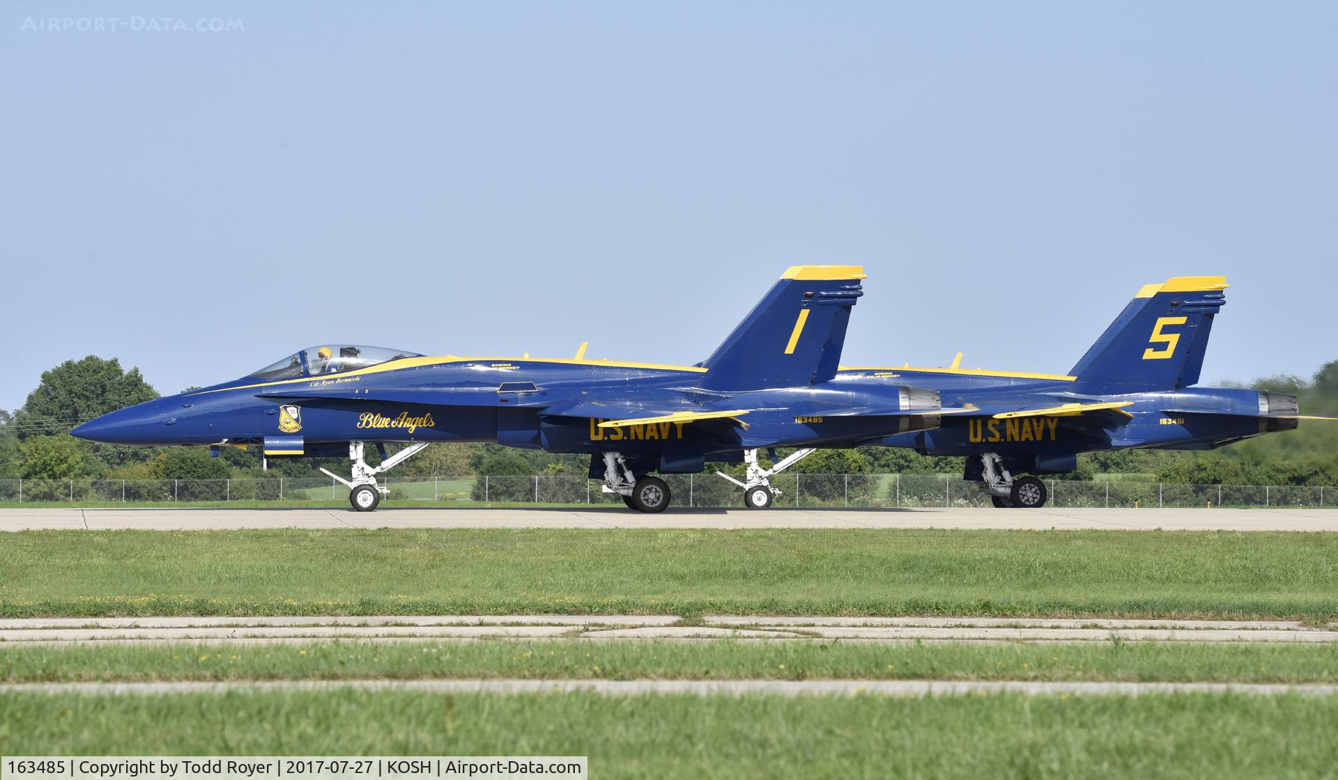 163485, 1988 McDonnell Douglas F/A-18C Hornet C/N 0717/C044, Airventure 2017