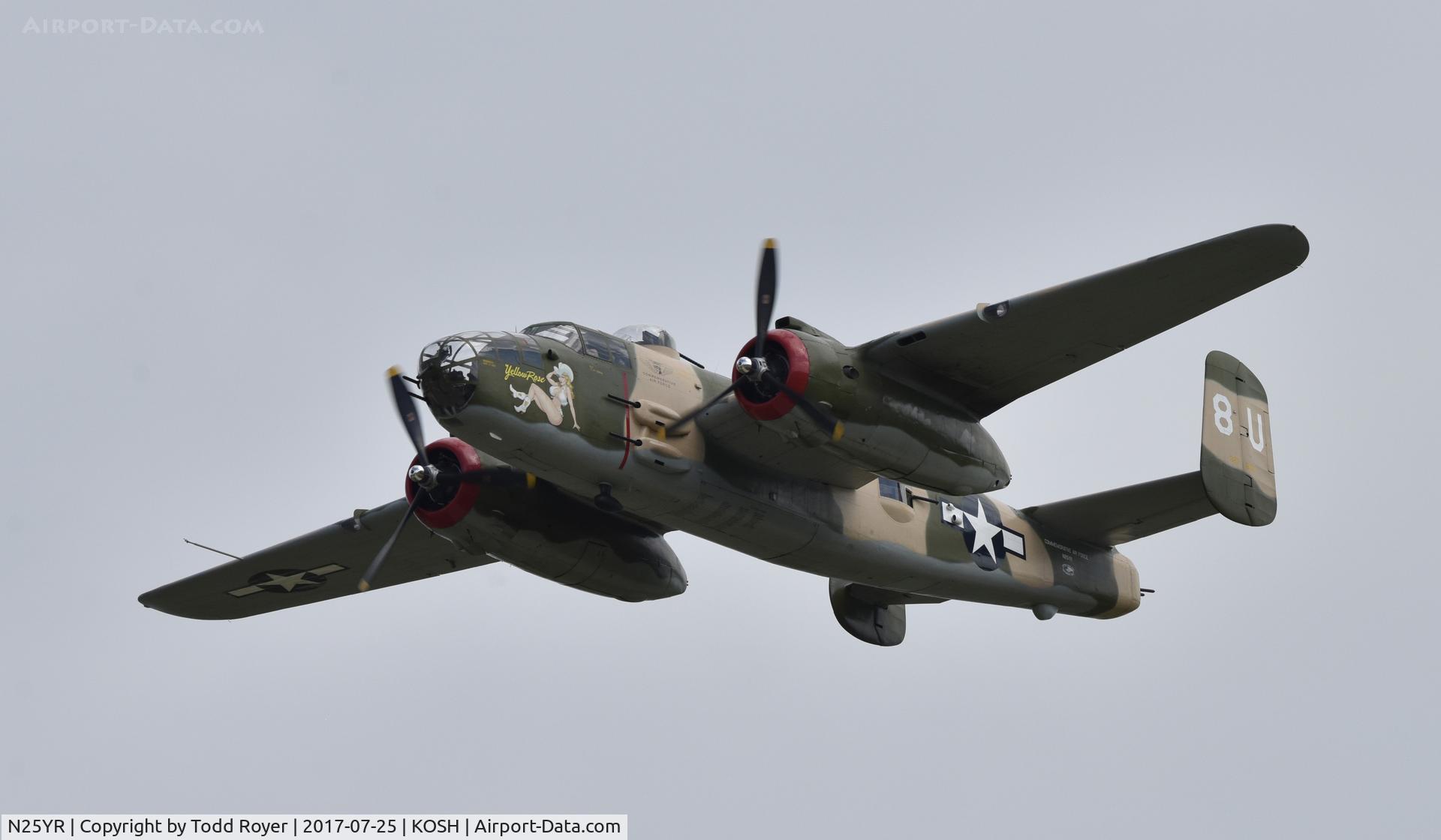 N25YR, 1943 North American TB-25N Mitchell C/N 108-34881, Airventure 2017