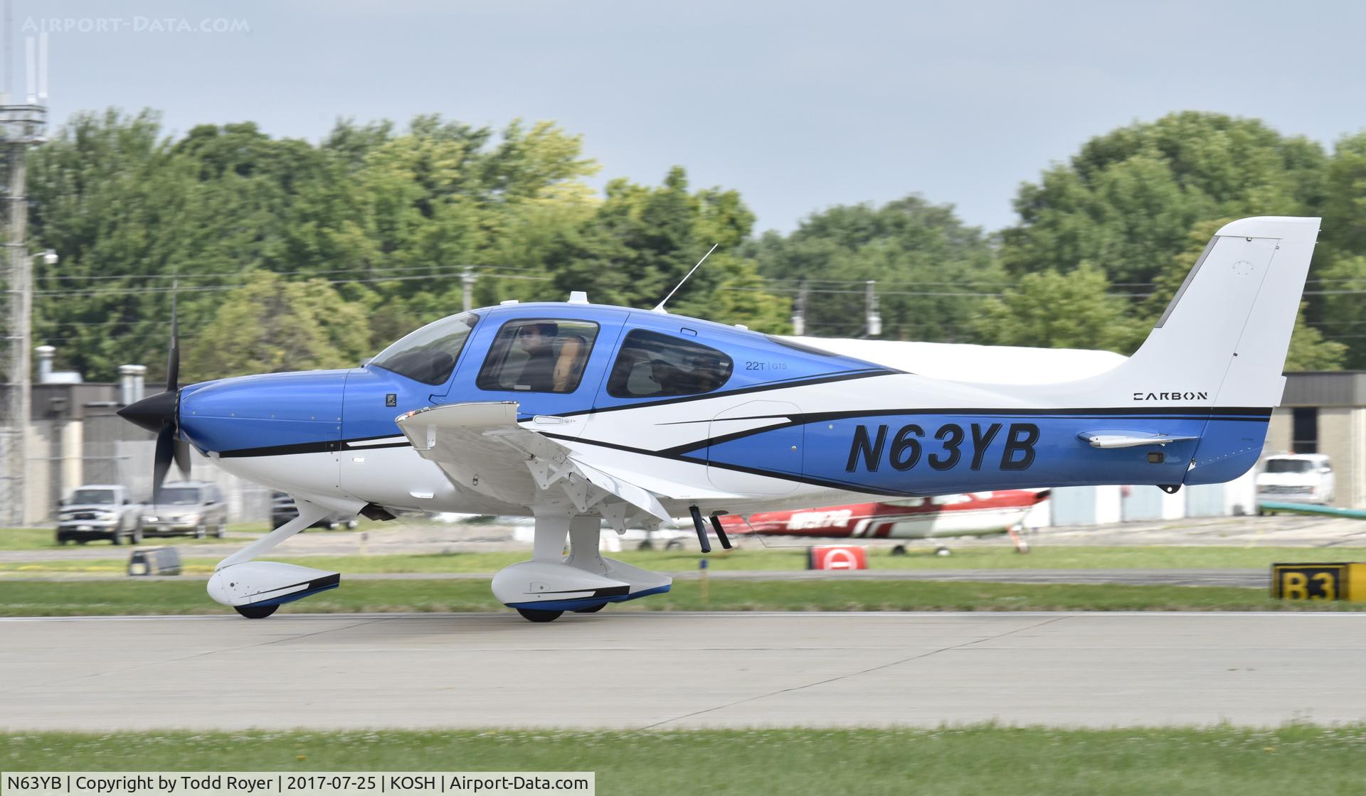 N63YB, 2017 Cirrus SR22T C/N 1547, Airventure 2017