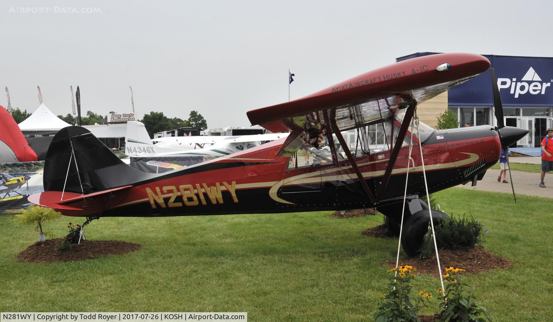 N281WY, 2017 Aviat A-1C-180 Husky Husky C/N 3281, Airventure 2017