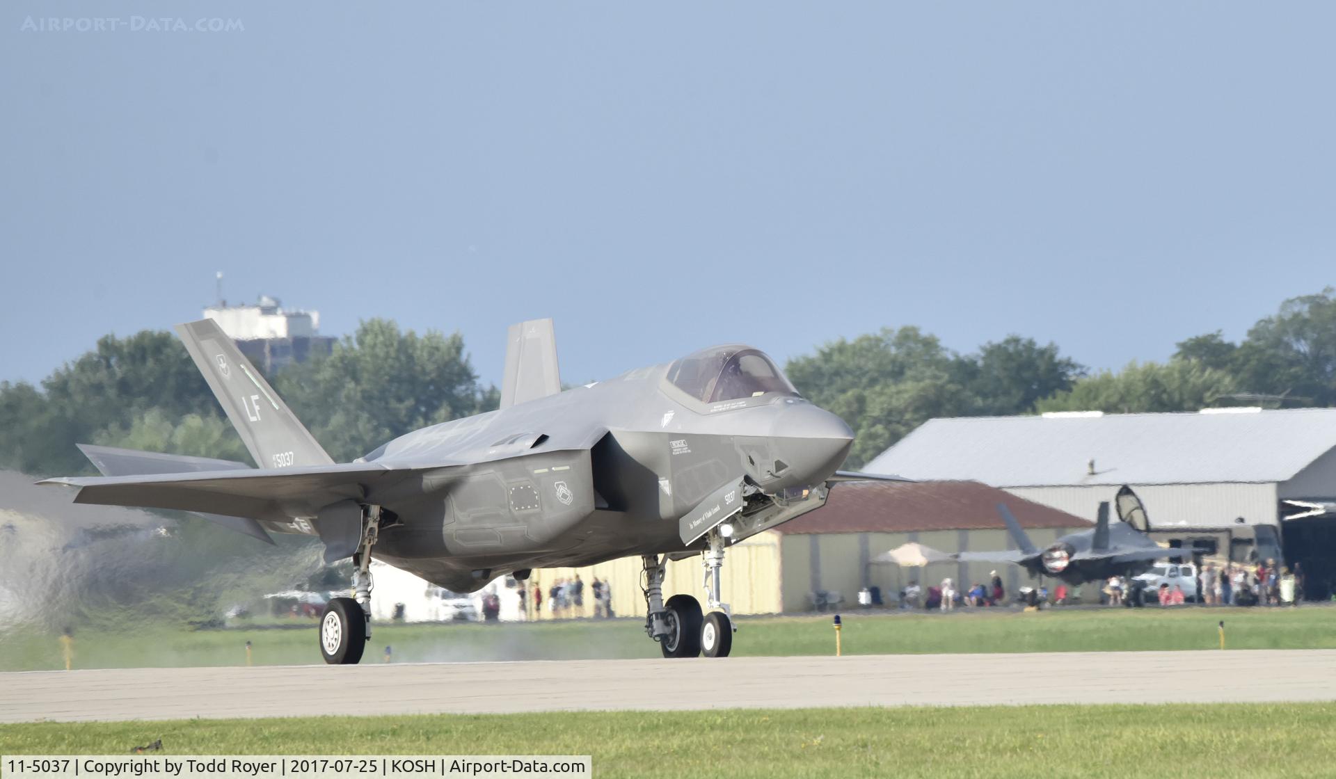 11-5037, 2011 Lockheed Martin F-35A Lightning II C/N AF-48, Airventure 2017