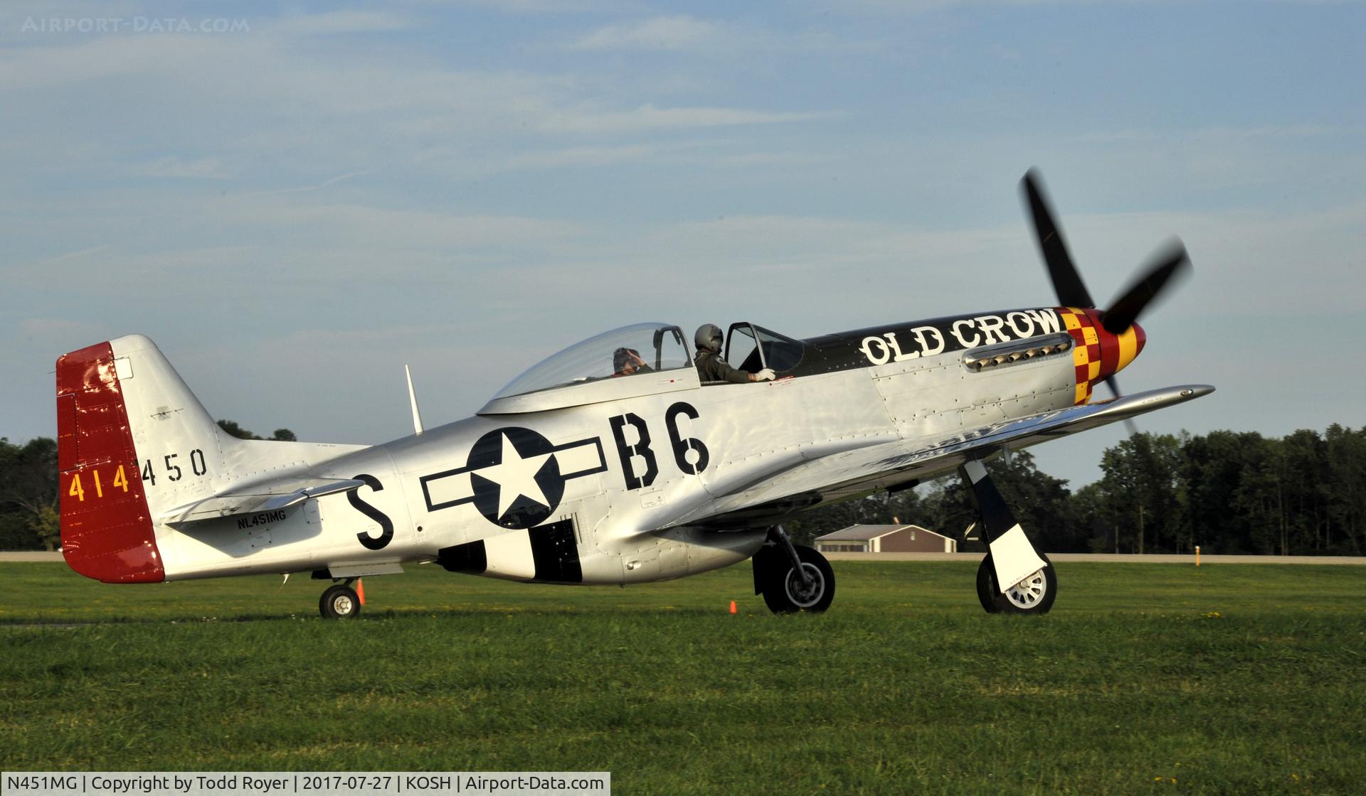 N451MG, 1944 North American P-51D Mustang C/N 44-74774, Airventure 2017