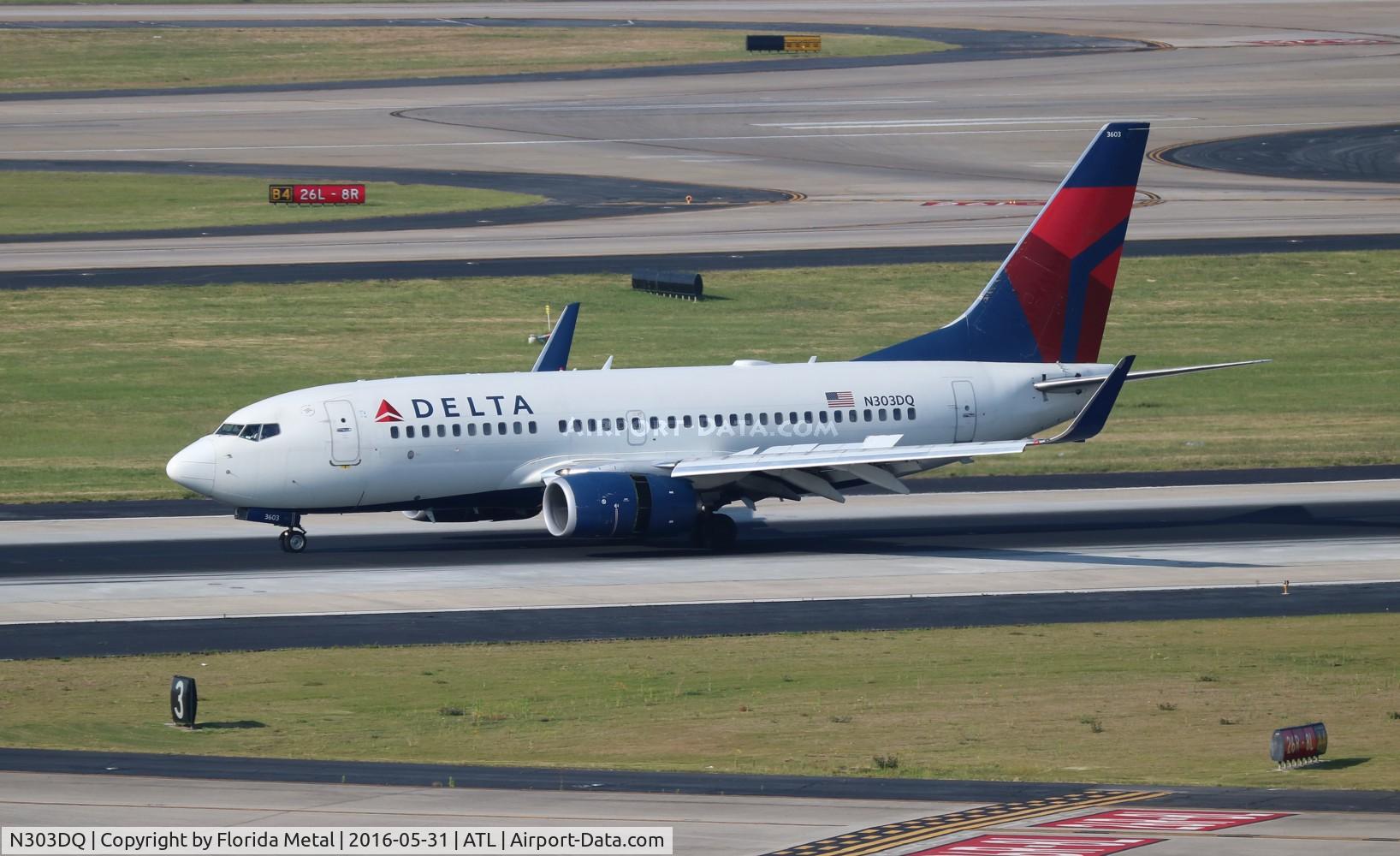 N303DQ, 2008 Boeing 737-732 C/N 29688, Delta