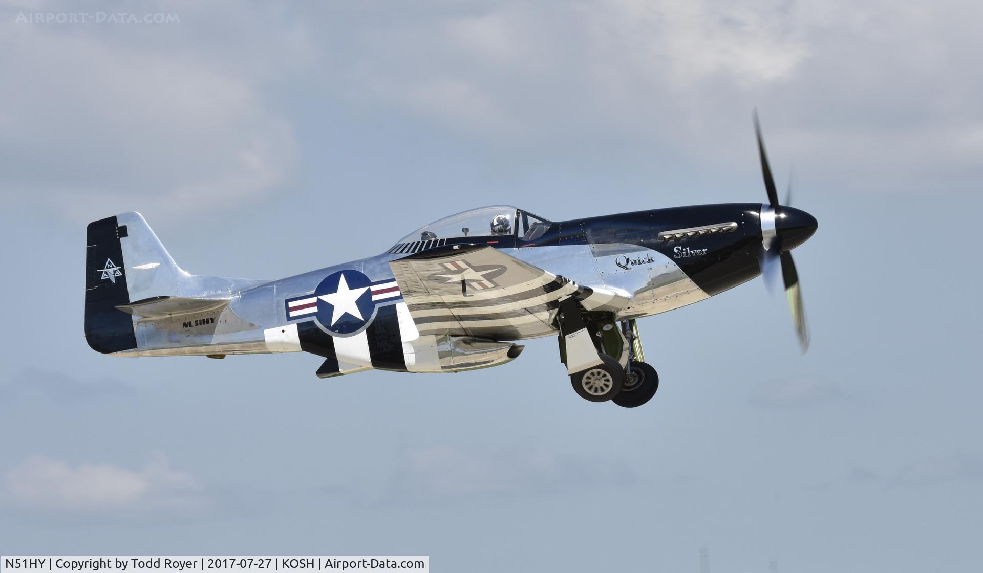 N51HY, 1944 North American P-51D Mustang C/N 124-48192, Airventure 2017