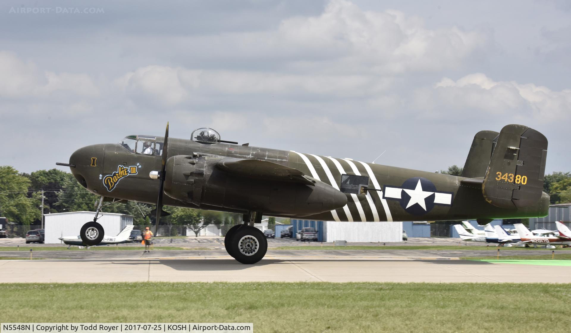 N5548N, 1943 North American B-25H Mitchell C/N 98-21107, Airventure 2017