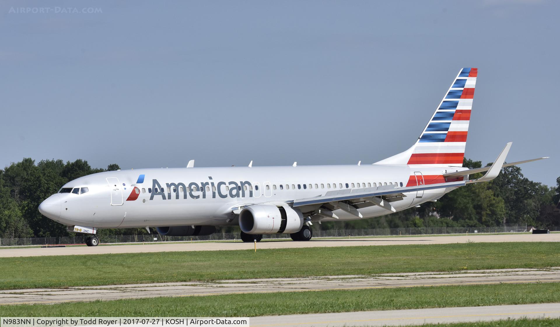 N983NN, 2015 Boeing 737-823 C/N 3337, Airventure 2017