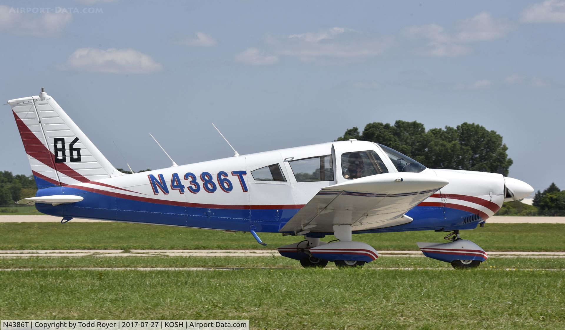 N4386T, 1971 Piper PA-28-180 Cherokee C/N 28-7105221, Airventure 2017