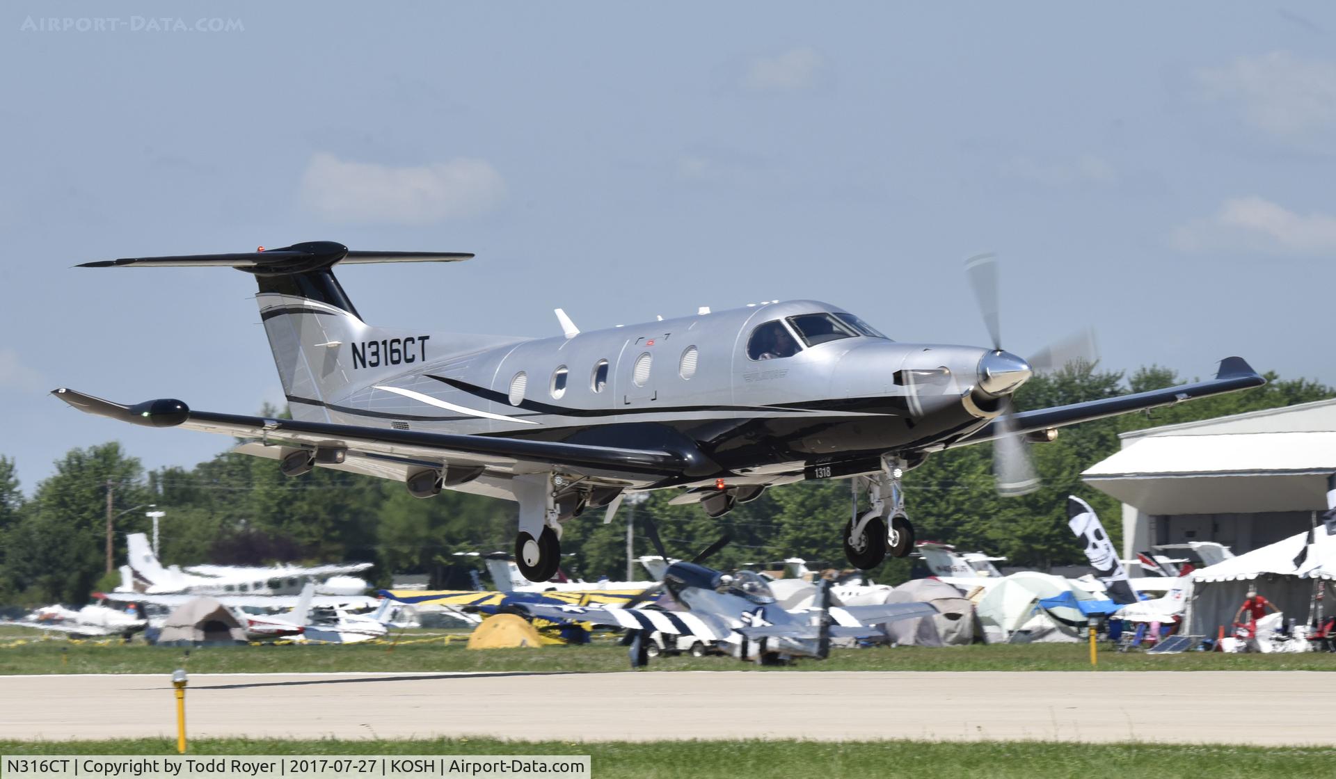 N316CT, 2011 Pilatus PC-12/47E C/N 1318, Airventure 2017
