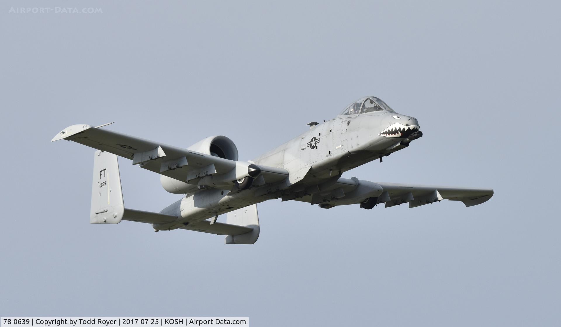 78-0639, 1978 Fairchild Republic A-10C Thunderbolt II C/N A10-0259, Airventure 2017
