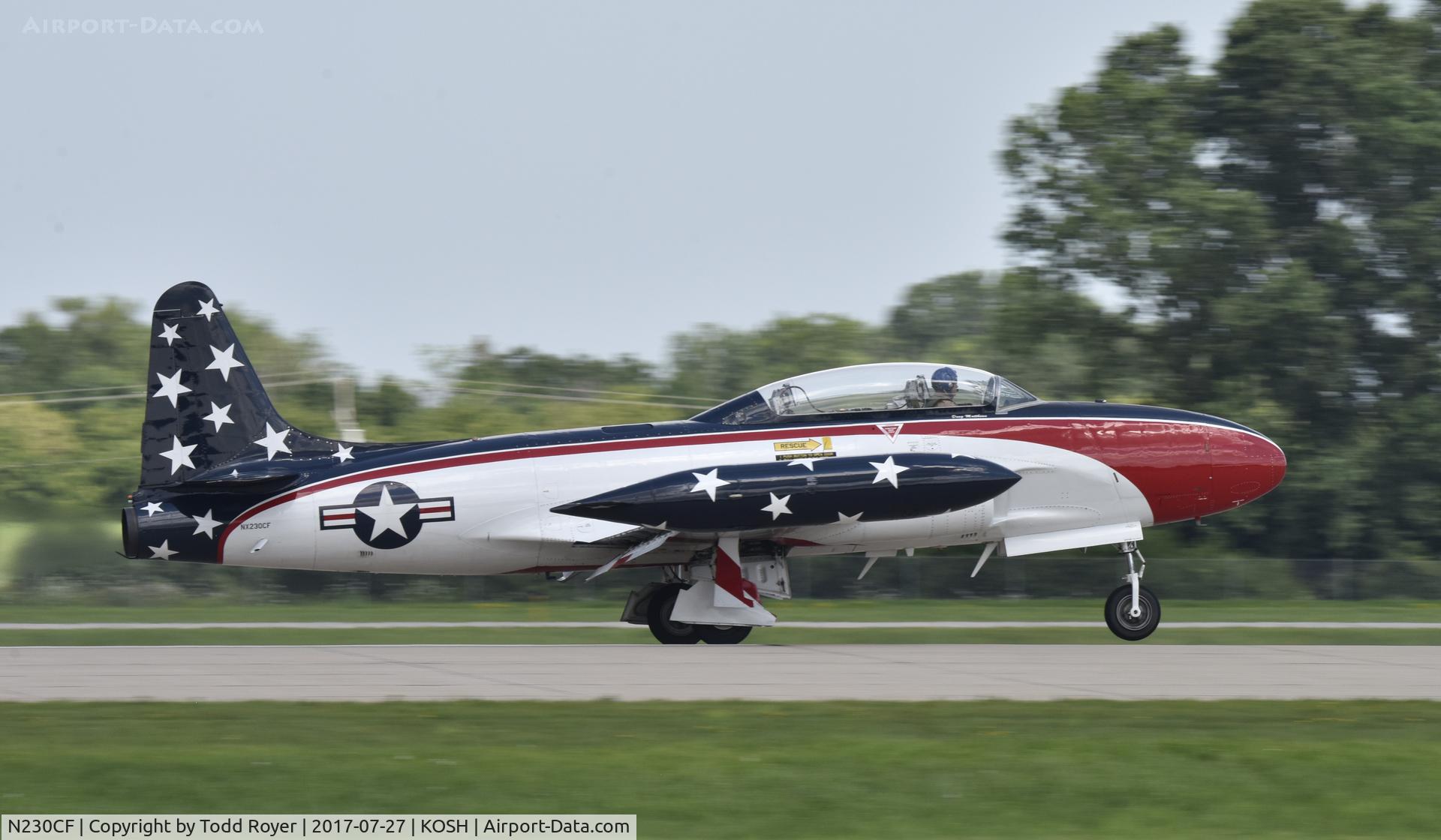 N230CF, 1953 Canadair CT-133 Silver Star 3 C/N T33-24, Airventure 2017