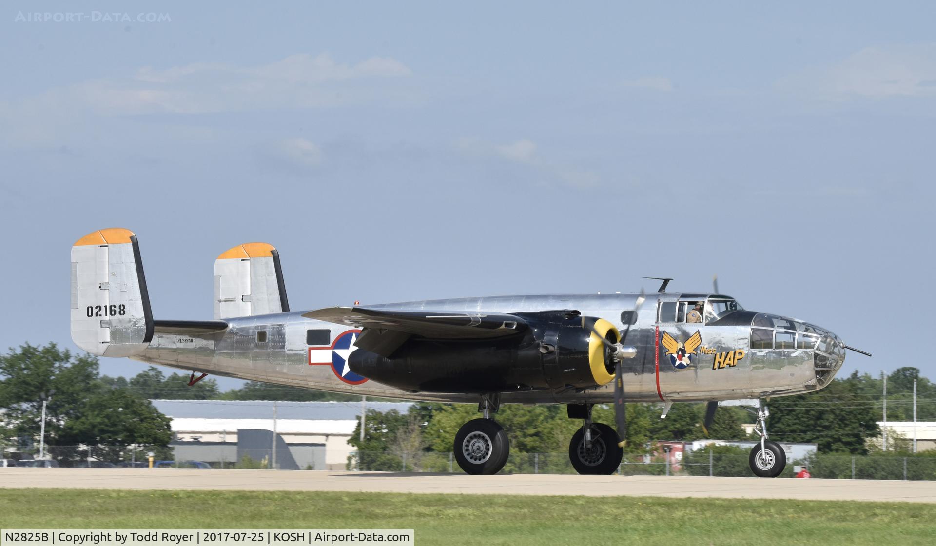 N2825B, 1940 North American RB-25 Mitchell C/N 62-2837, Airventure 2017