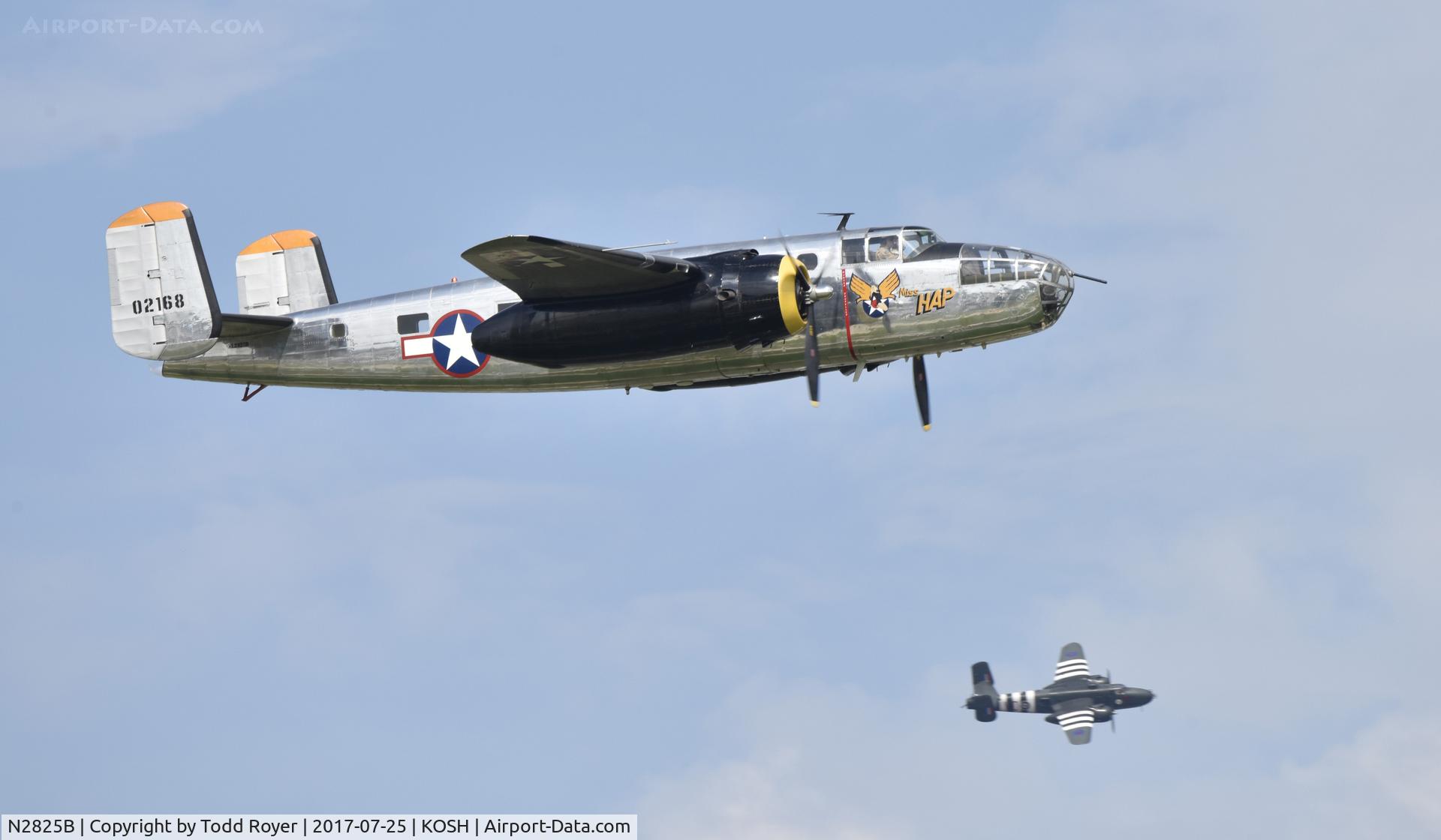 N2825B, 1940 North American RB-25 Mitchell C/N 62-2837, Airventure 2017
