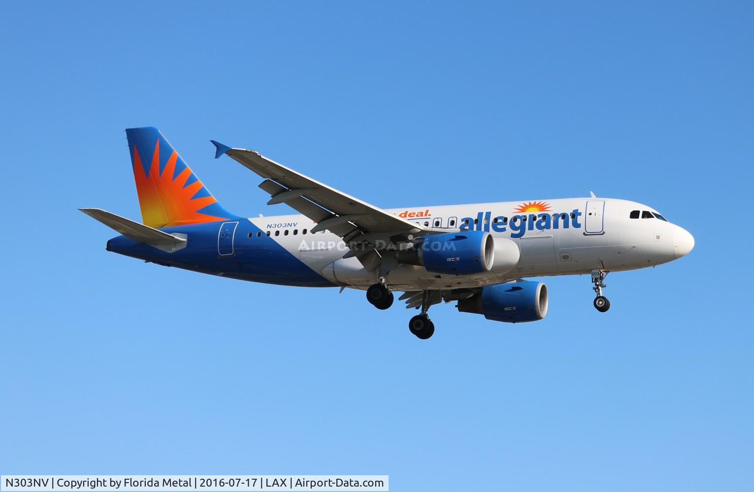 N303NV, 2004 Airbus A319-111 C/N 2271, Allegiant