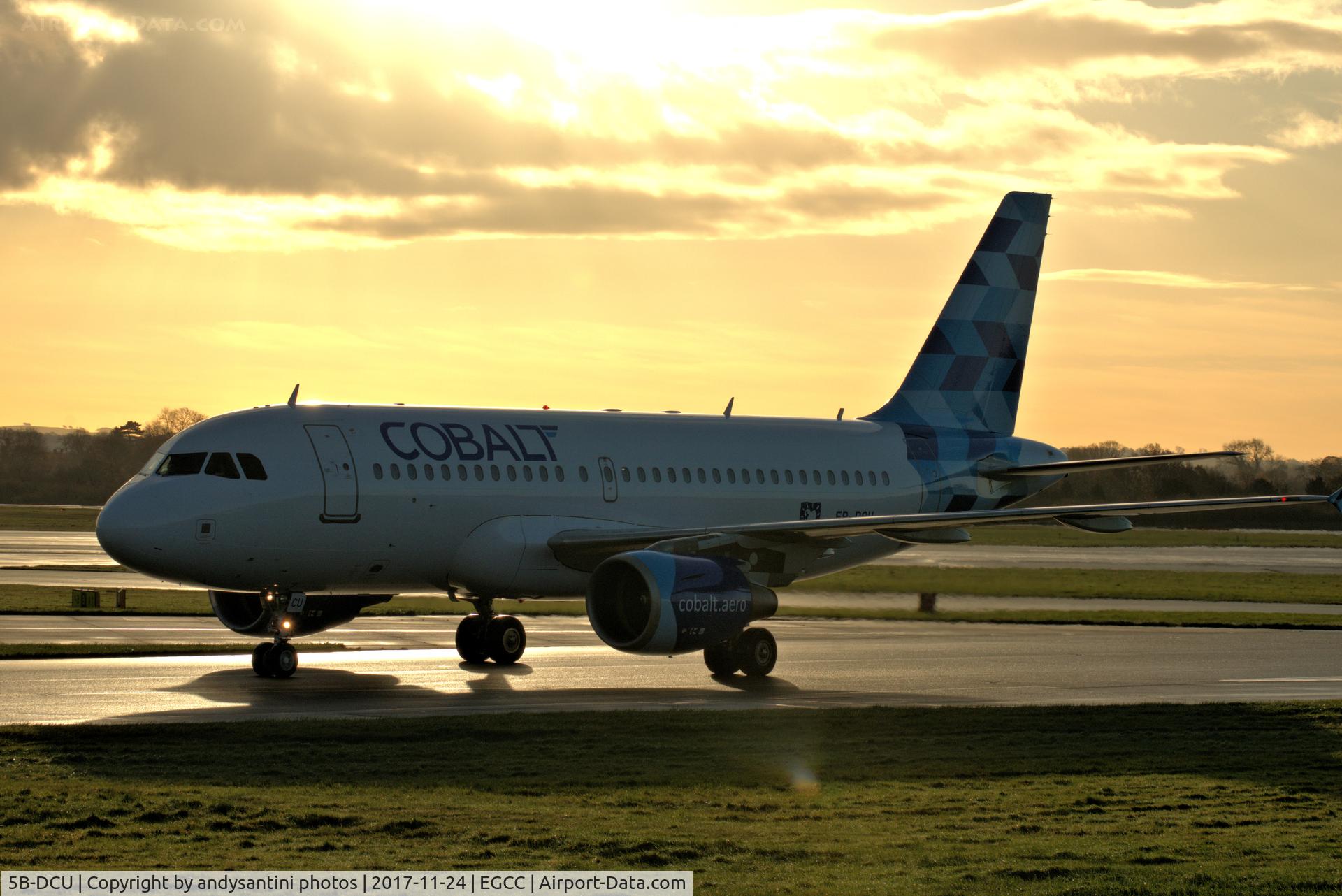 5B-DCU, 2006 Airbus A319-112 C/N 2662, taxing in after landing
