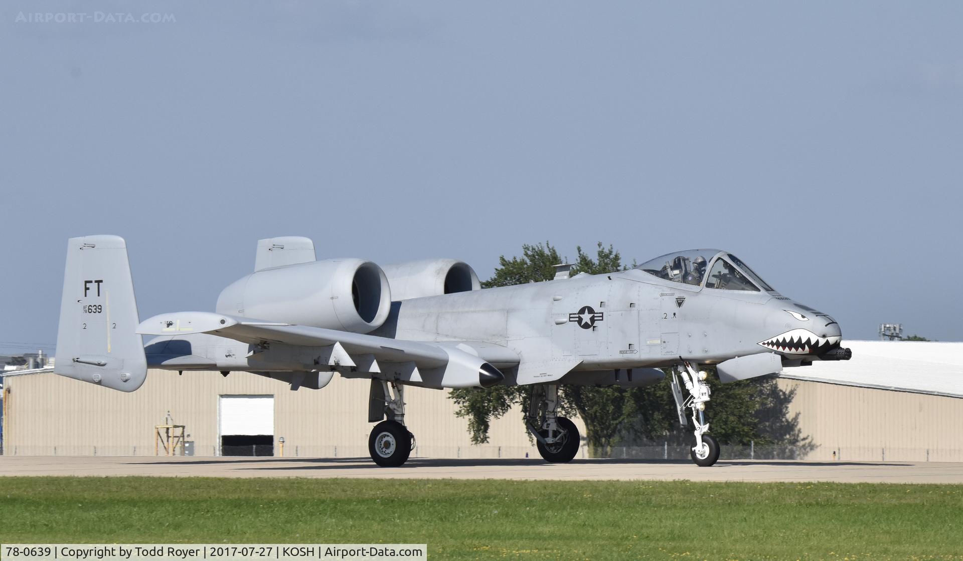 78-0639, 1978 Fairchild Republic A-10C Thunderbolt II C/N A10-0259, Airventure 2017