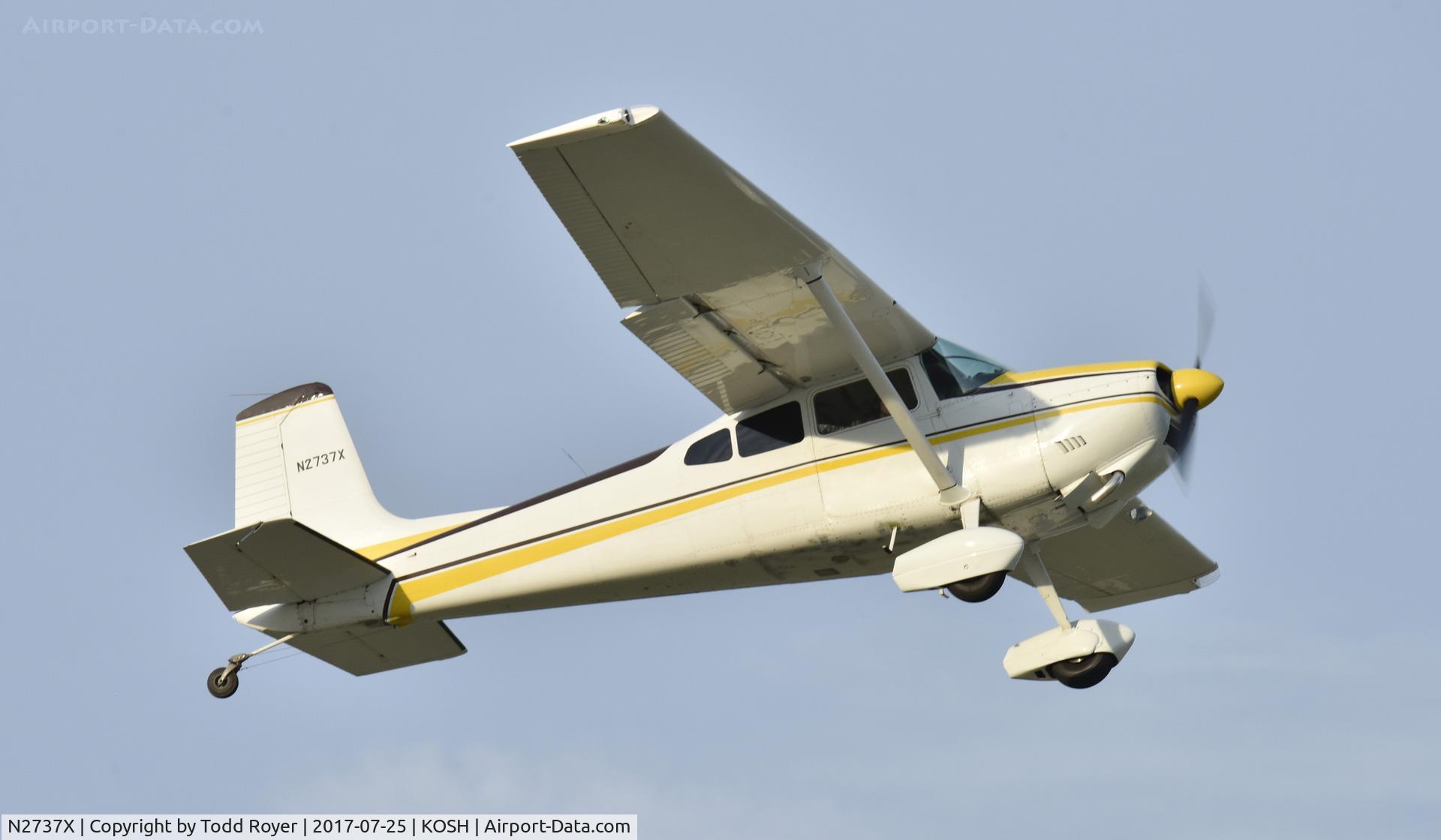 N2737X, 1965 Cessna 180H Skywagon C/N 18051537, Airventure 2017