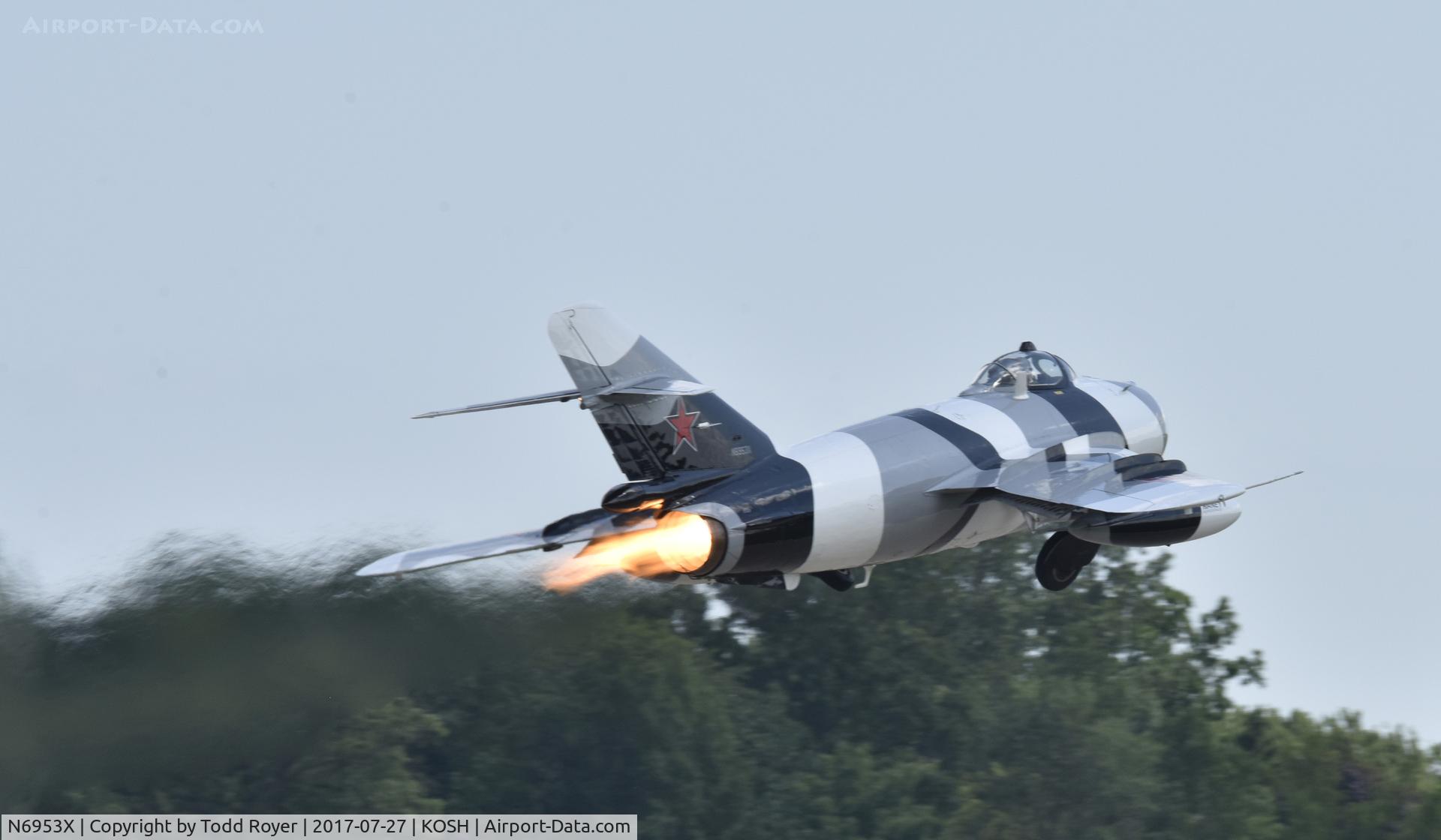 N6953X, PZL-Mielec Lim-6 (MiG-17) C/N 1J0511, Airventure 2017